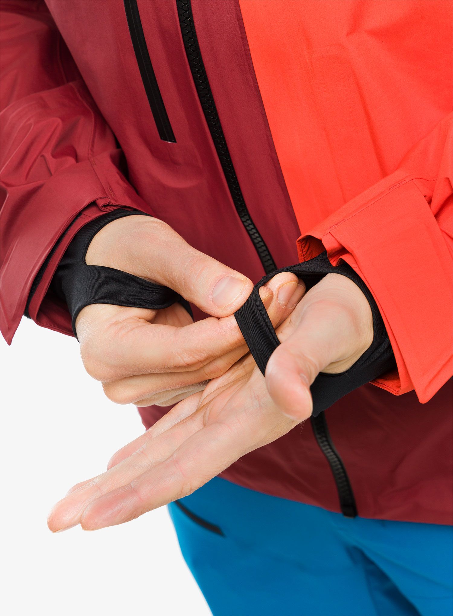 Jakna za turno smučanje Salewa Sella 3L PTX Jacket - syrah