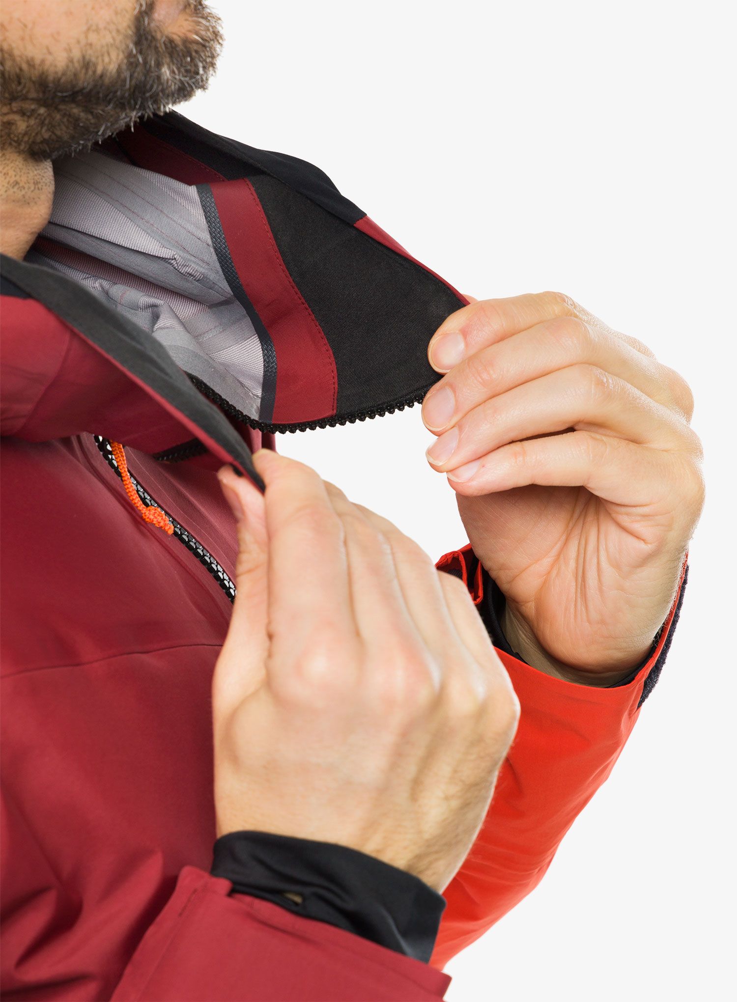 Jakna za turno smučanje Salewa Sella 3L PTX Jacket - syrah