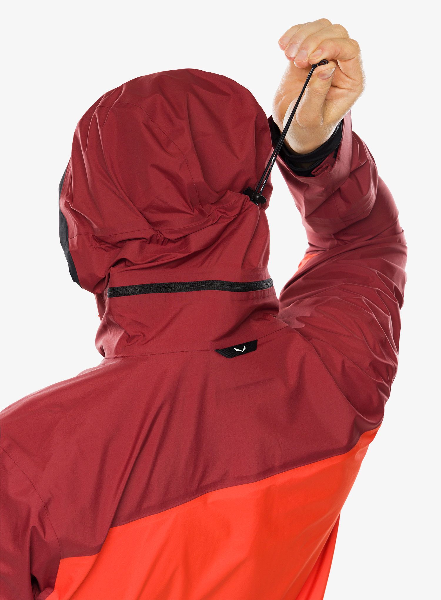 Jakna za turno smučanje Salewa Sella 3L PTX Jacket - syrah