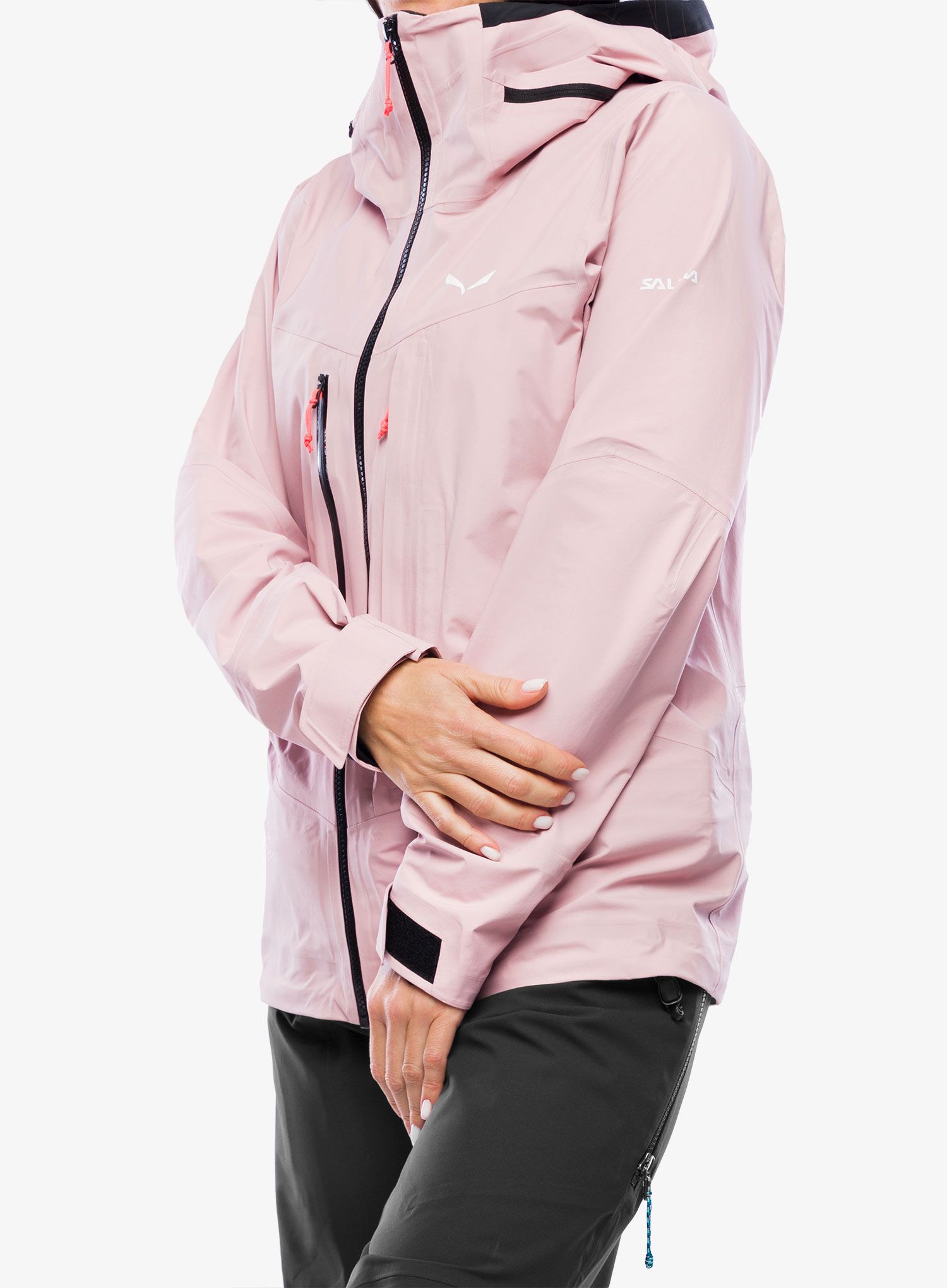 Ženska nepremočljiva jakna Salewa Sella 3L PTX Jacket - zephyr