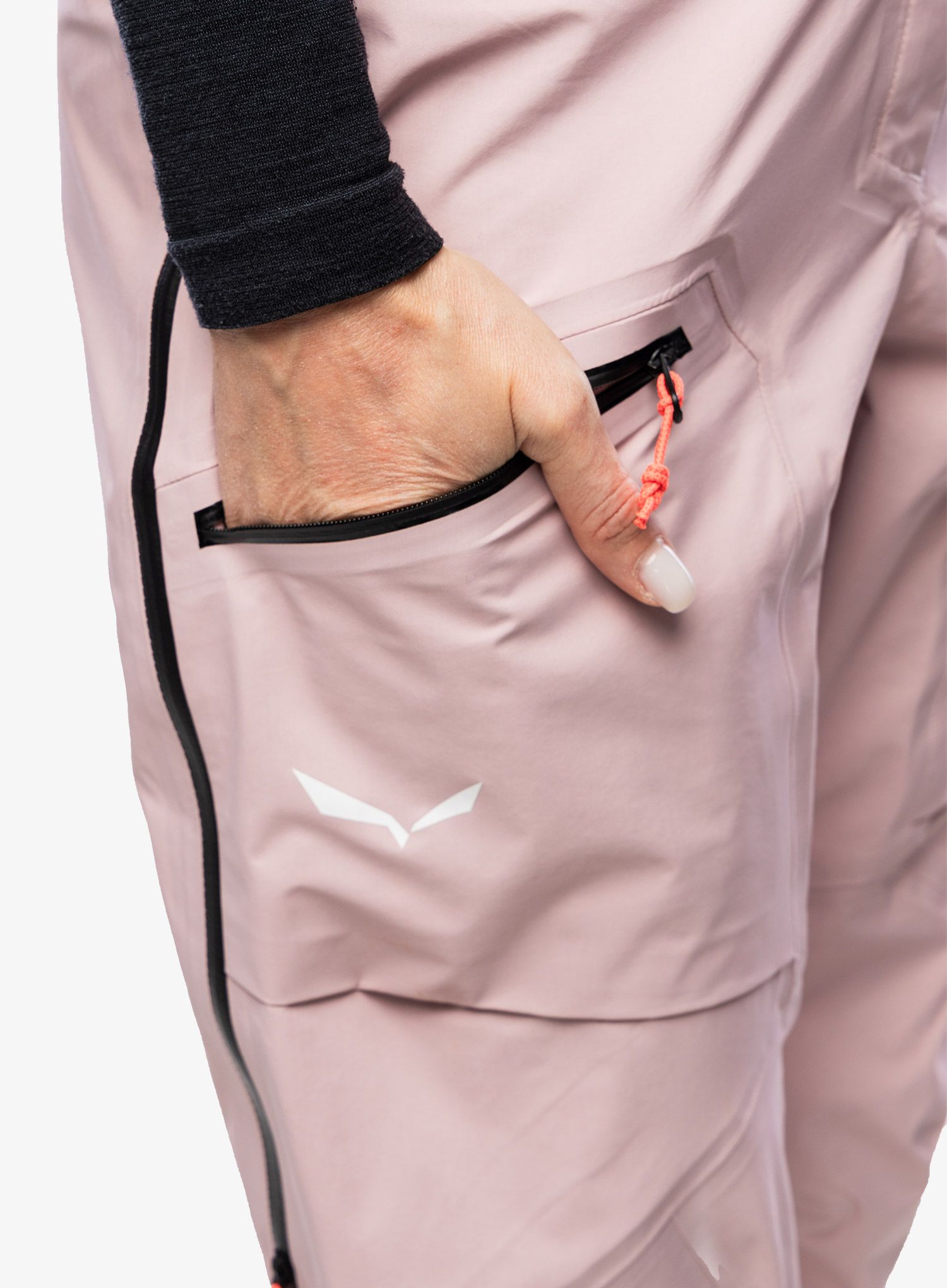 Ženske nepremočljive hlače Salewa Sella 3L PTX Pant - zephyr