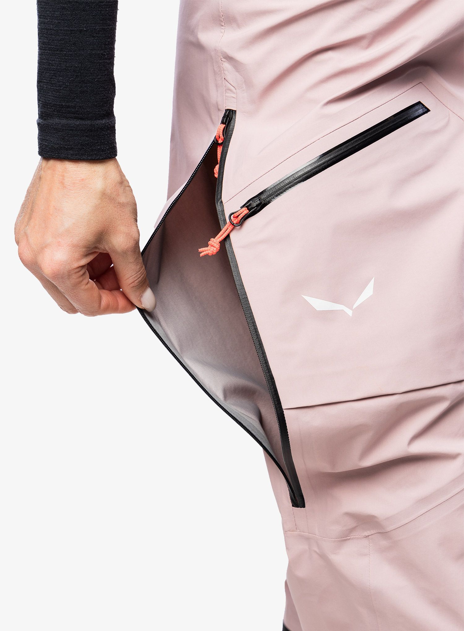 Ženske nepremočljive hlače Salewa Sella 3L PTX Pant - zephyr