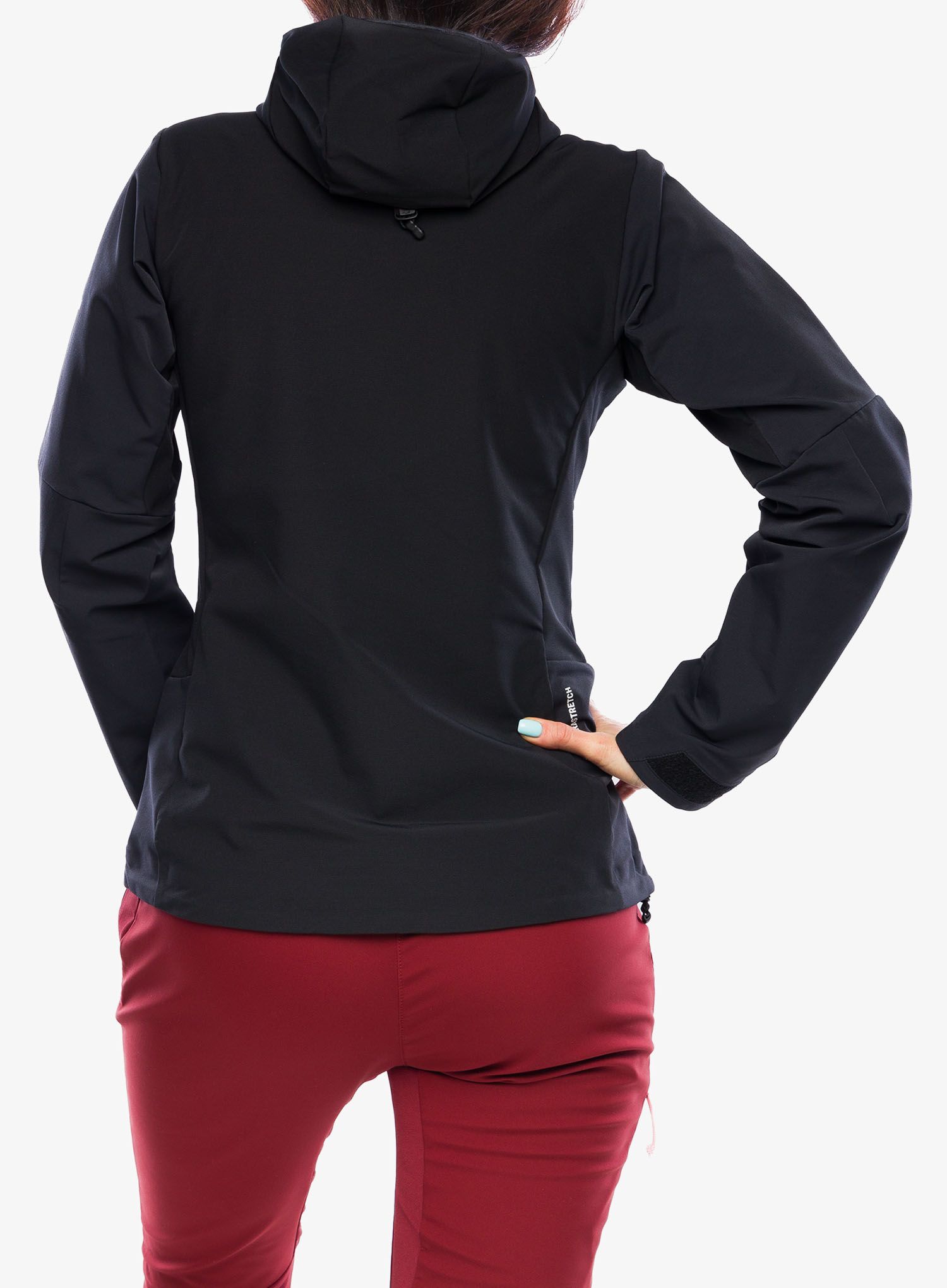 Ženska softshell jakna Salewa Sella DST Jacket - black out