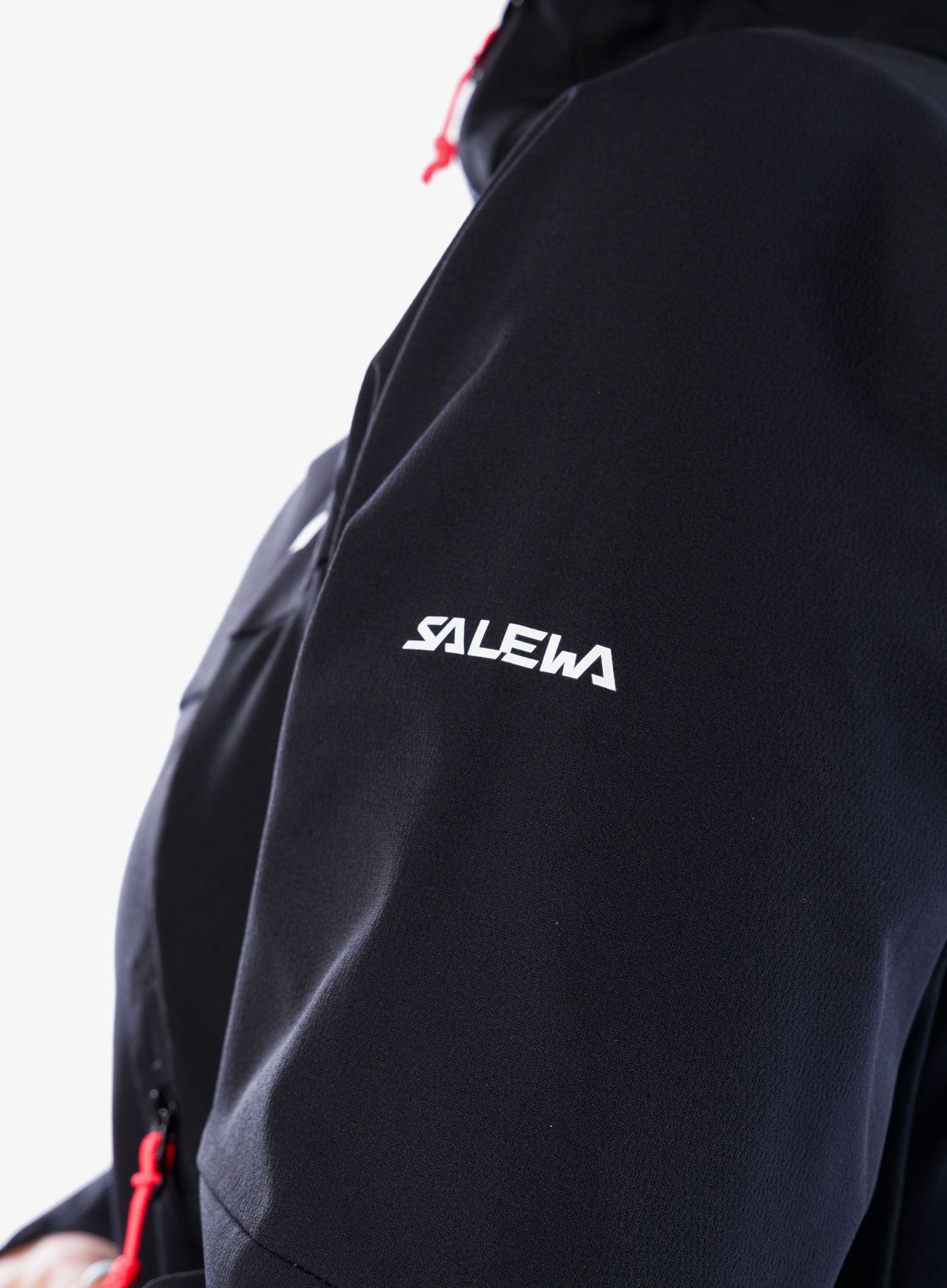 Ženska softshell jakna Salewa Sella DST Jacket - black out