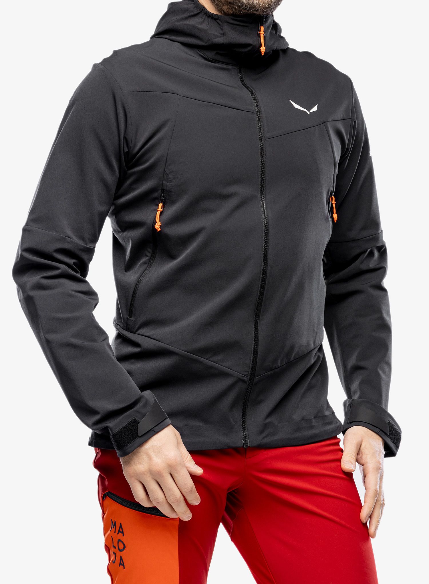 Softshell jakna Salewa Sella DST Jacket - black out