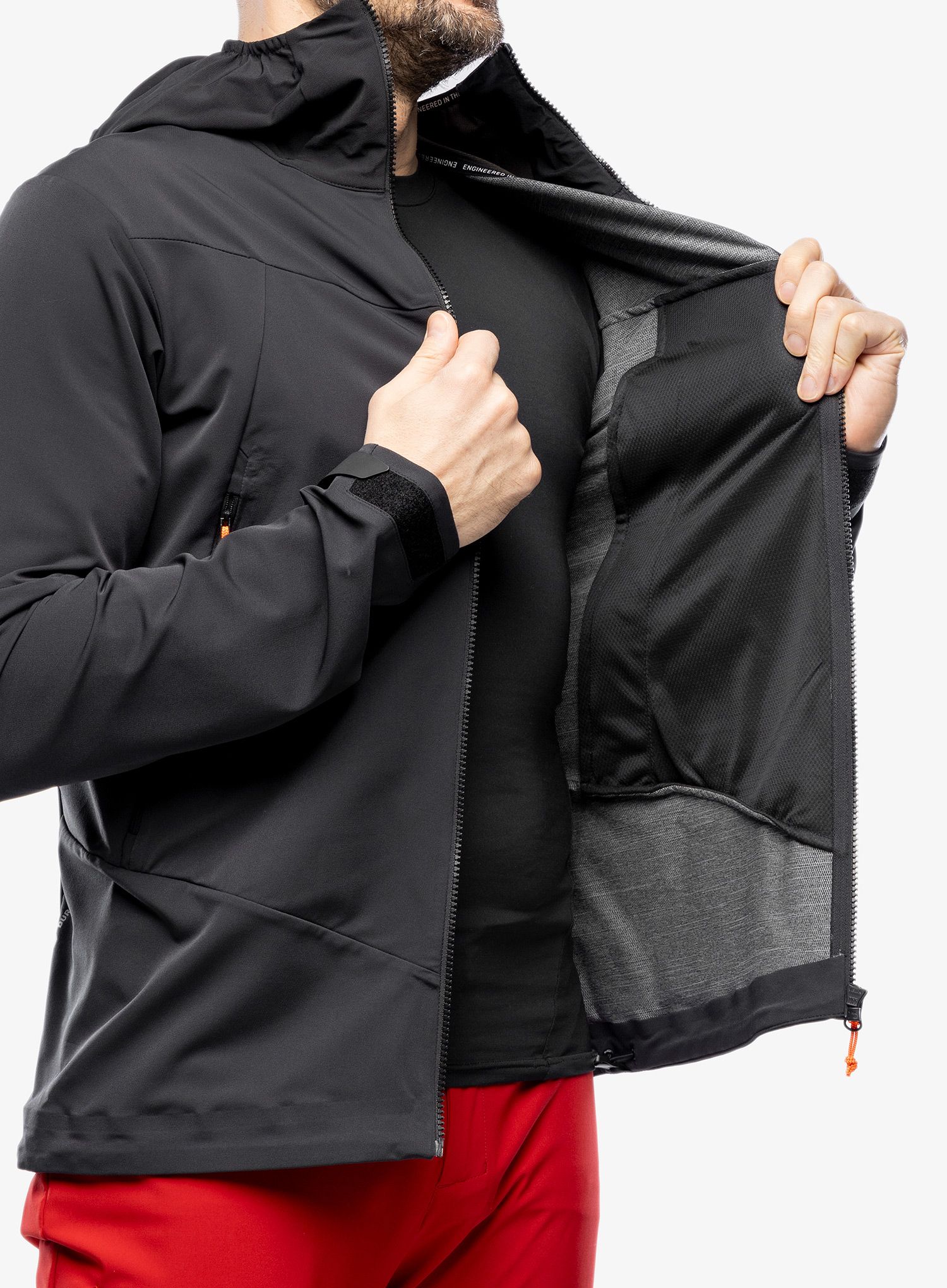 Softshell jakna Salewa Sella DST Jacket - black out