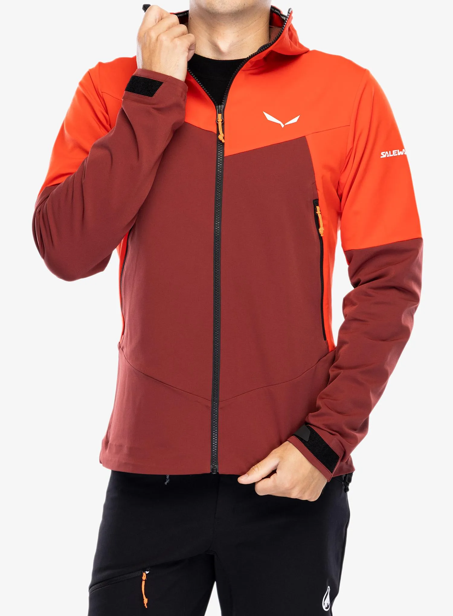Softshell jakna Salewa Sella DST Jacket - flame