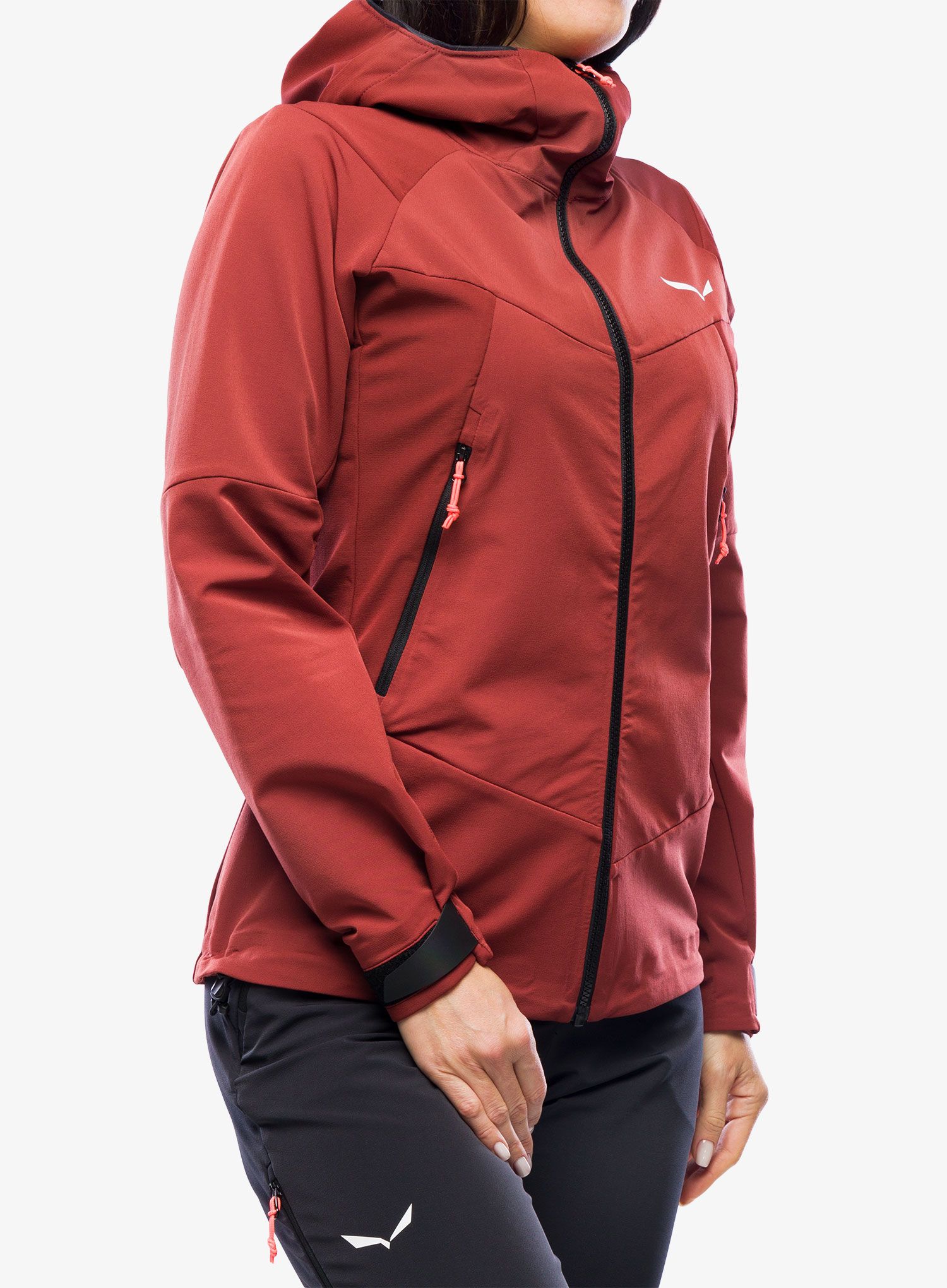 Ženska jakna za turno smučanje Salewa Sella DST Jacket - syrah