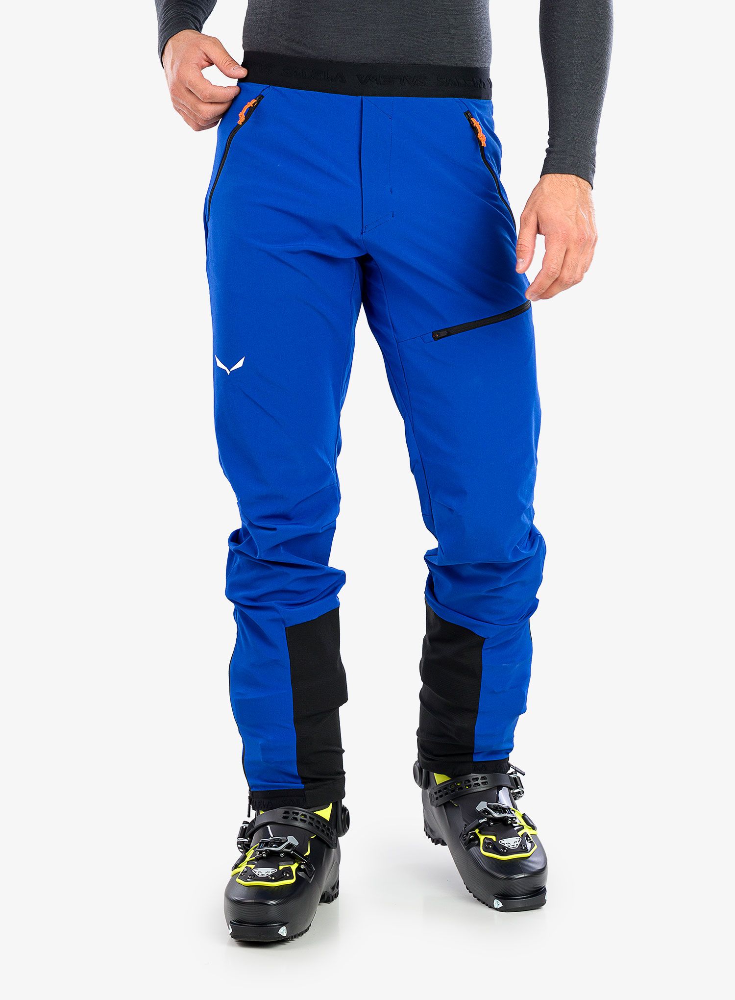 Hlače za turno smučanje Salewa Sella DST Light Pants - electric/black out