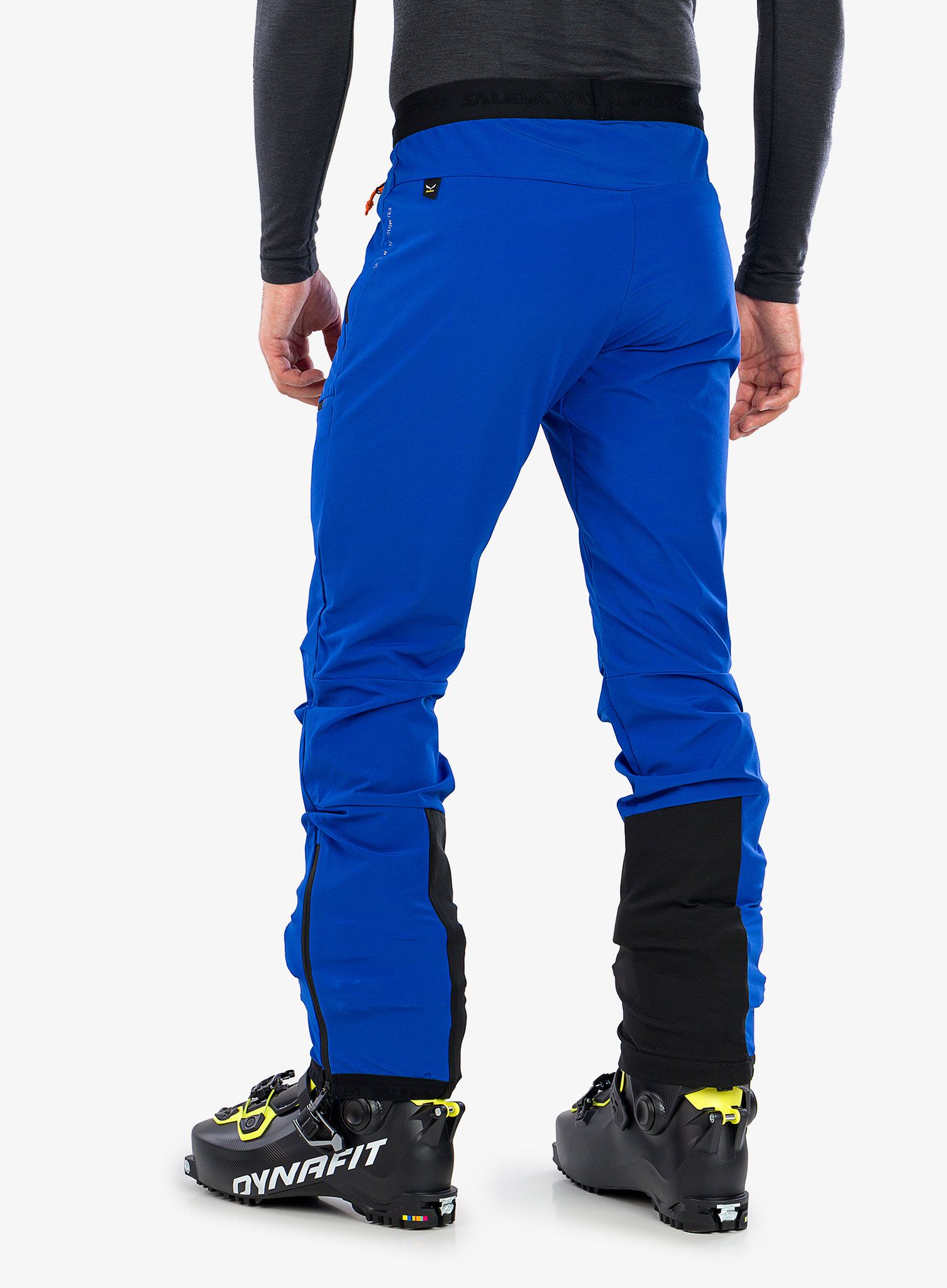 Hlače za turno smučanje Salewa Sella DST Light Pants - electric/black out