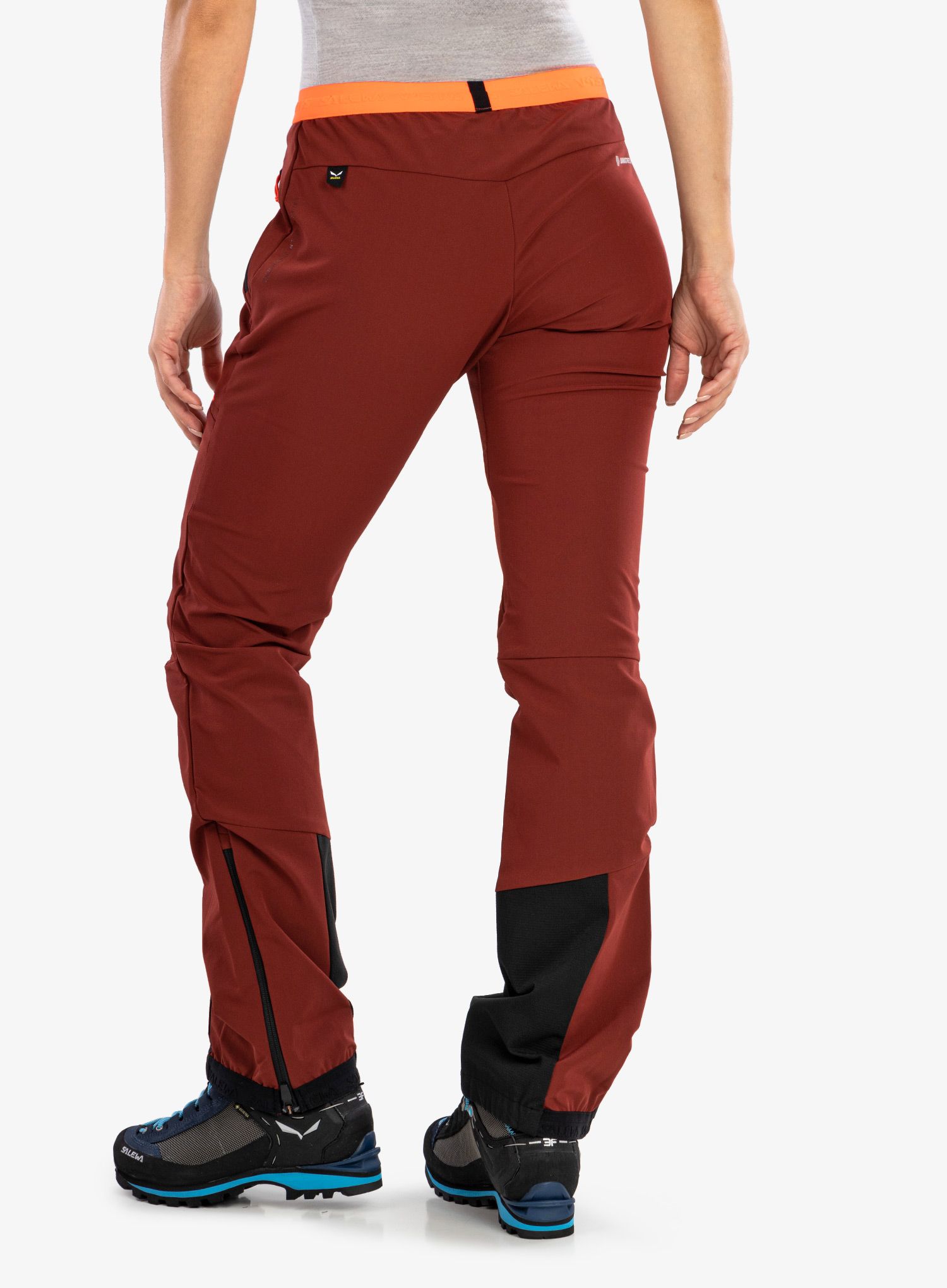 Ženske turno smučarske hlače Salewa Sella DST Light Pants - syrah