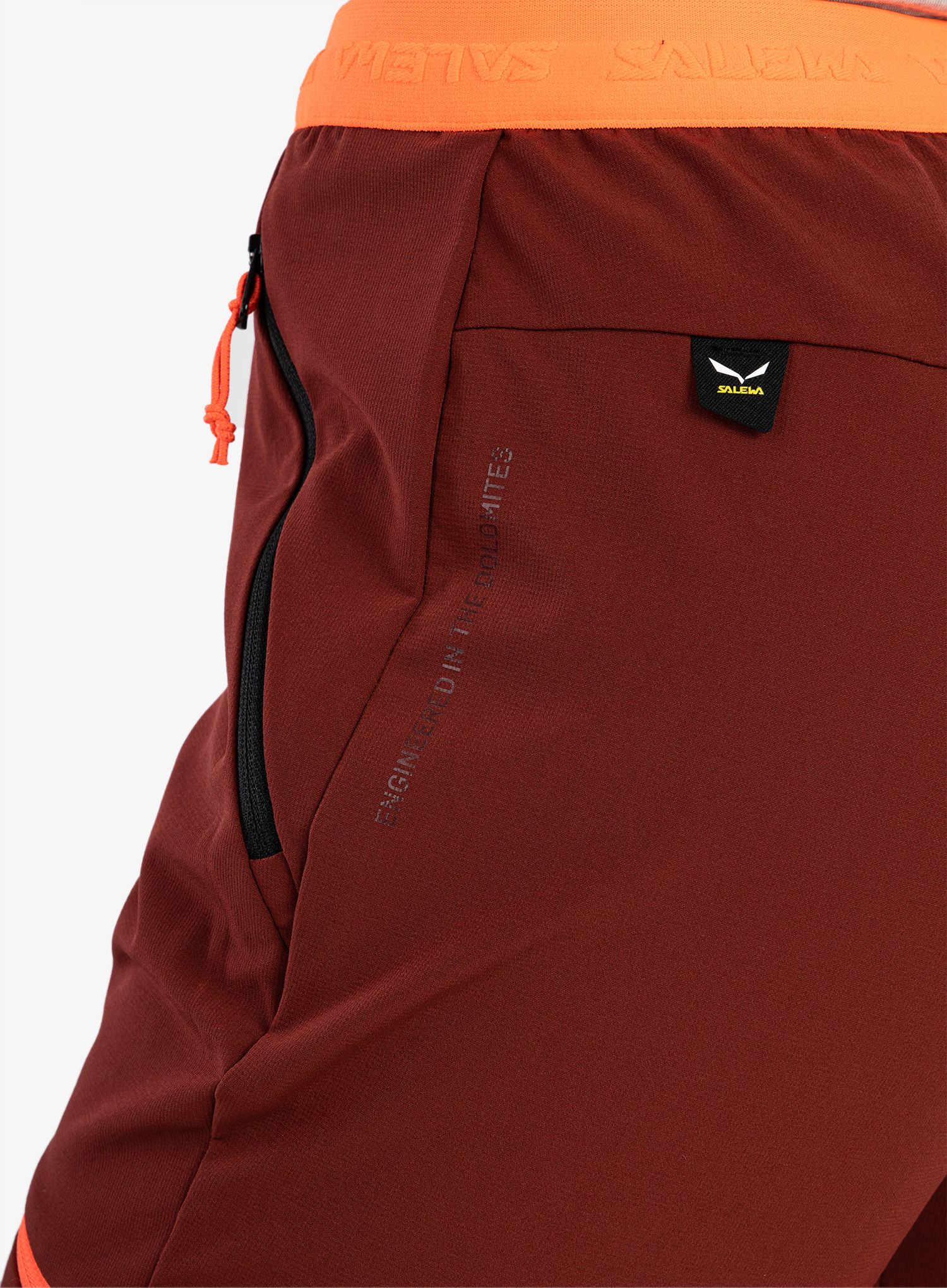 Ženske turno smučarske hlače Salewa Sella DST Light Pants - syrah