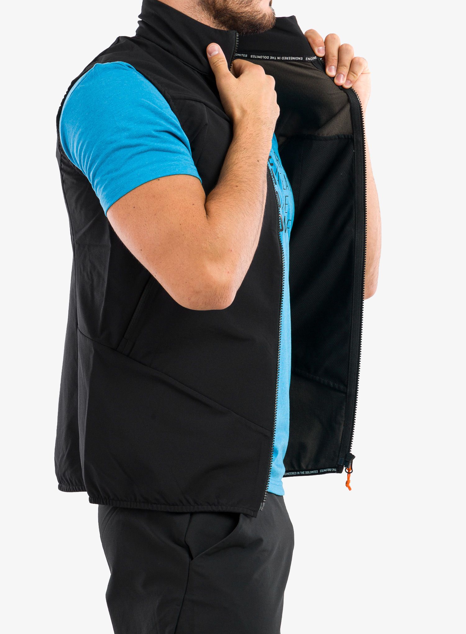 Moški brezrokavnik Salewa Sella DST Vest - black out