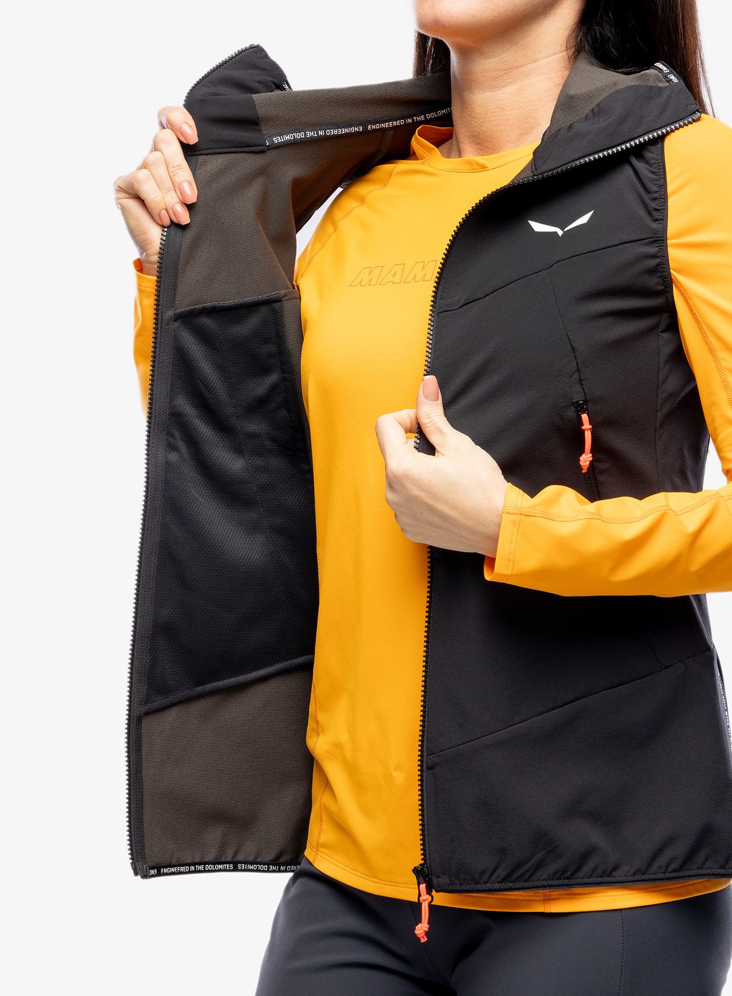 Ženski brezrokavnik Salewa Sella DST Vest - black out
