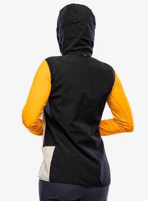 Ženski brezrokavnik Salewa Sella DST Vest - black out/oatmeal