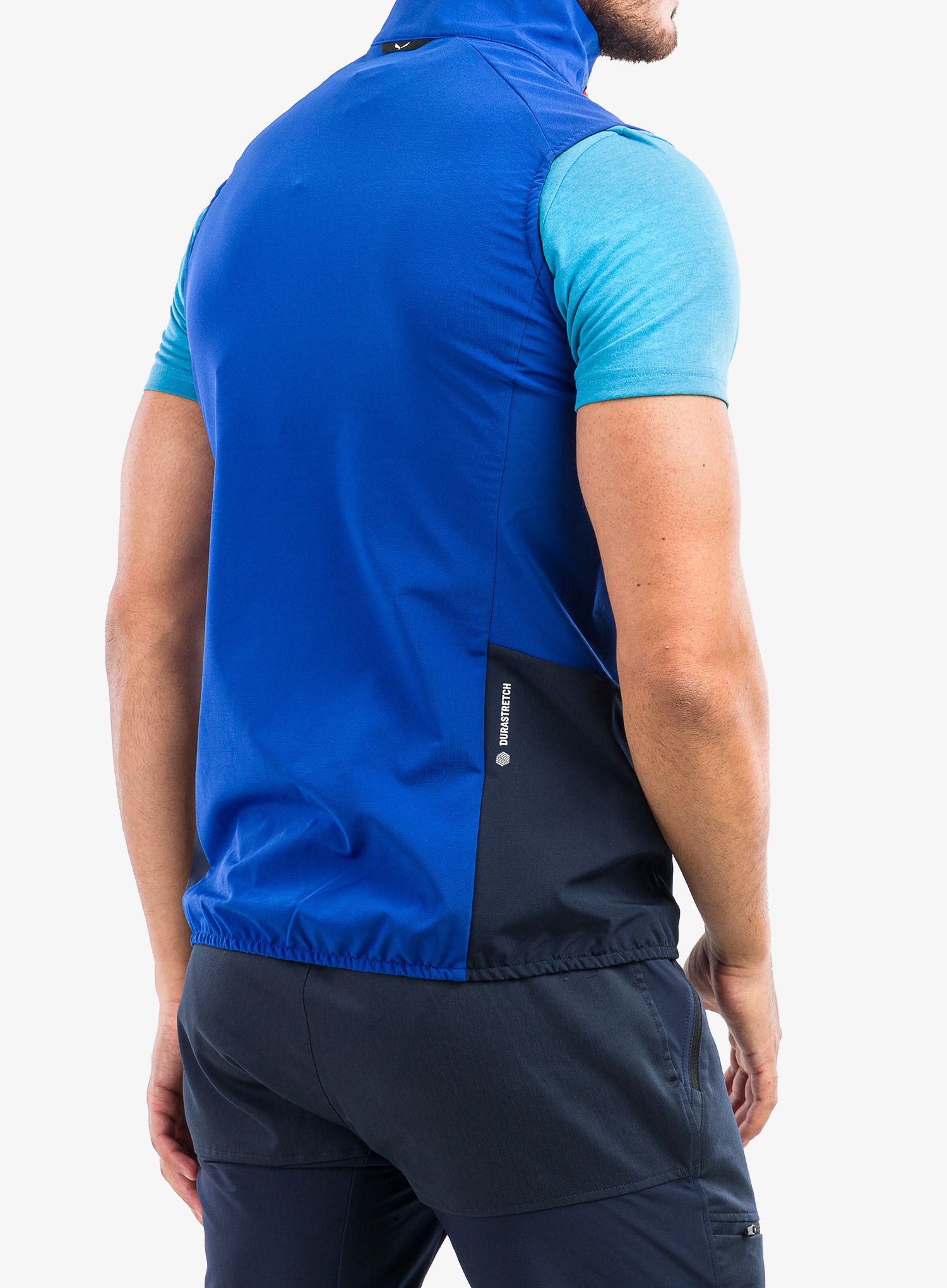 Moški brezrokavnik Salewa Sella DST Vest - electric/navy blazer