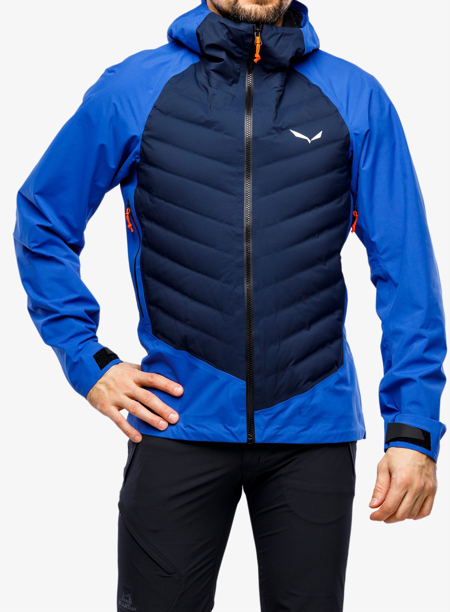 Hibridna jakna Salewa Sella PTX 3L Hybrid Jacket - electric/navy blazer
