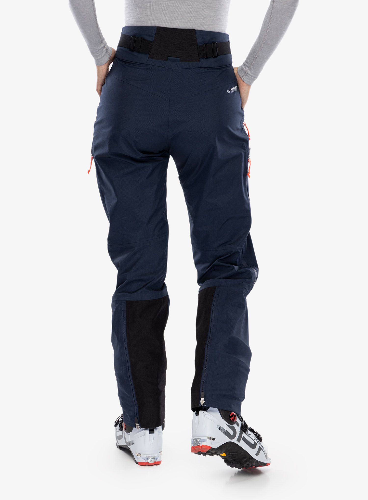 Ženske hlače za turno smučanje Salewa Sella W Responsive Pant - navy blazer
