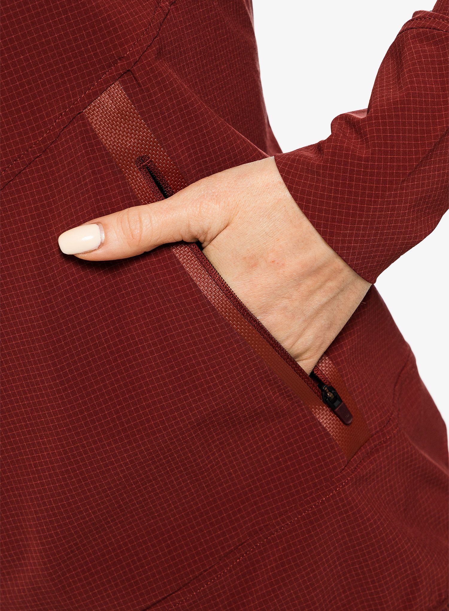 Ženski softshell Salewa Sorapis DST Jacket - syrah
