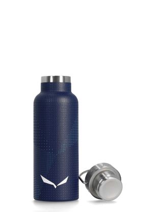 Termo steklenica Salewa Valsura Insul Btl 0,45 L - navy/dots