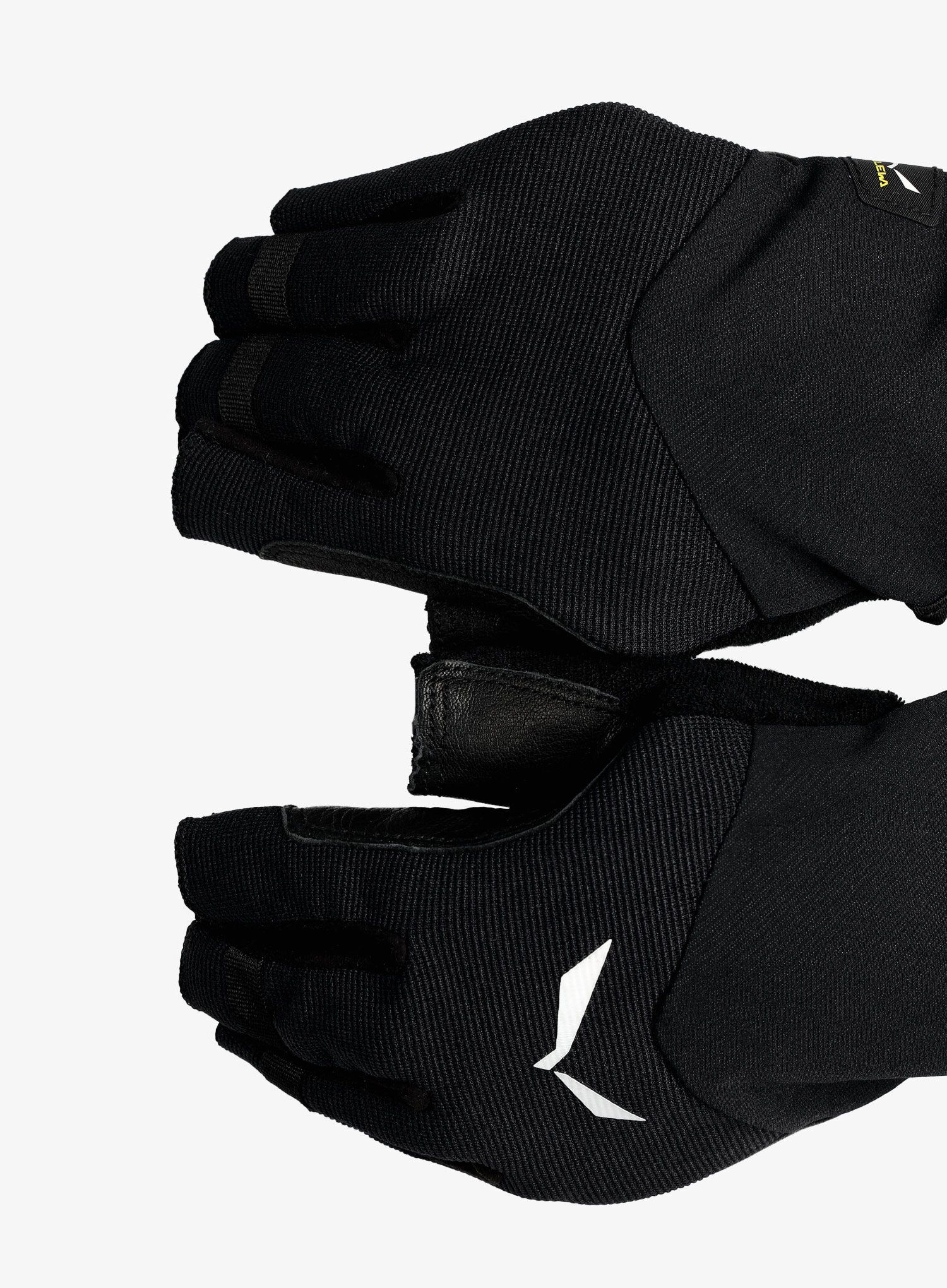 Rokavice za ferate Salewa Via Ferrata Leather Gloves - black out
