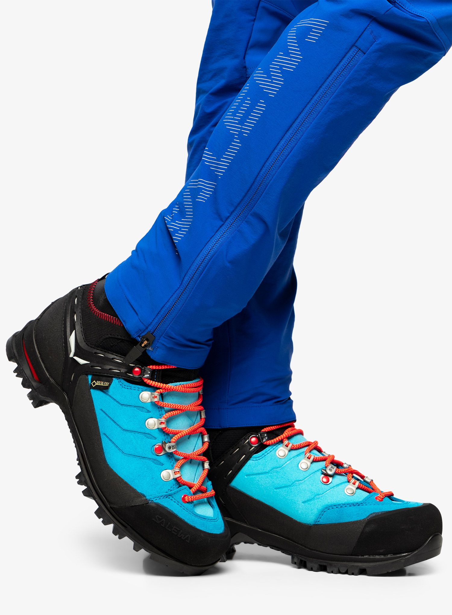 Ženski planinski čevlji Salewa Vultur EVO GTX - princess blue/rose red