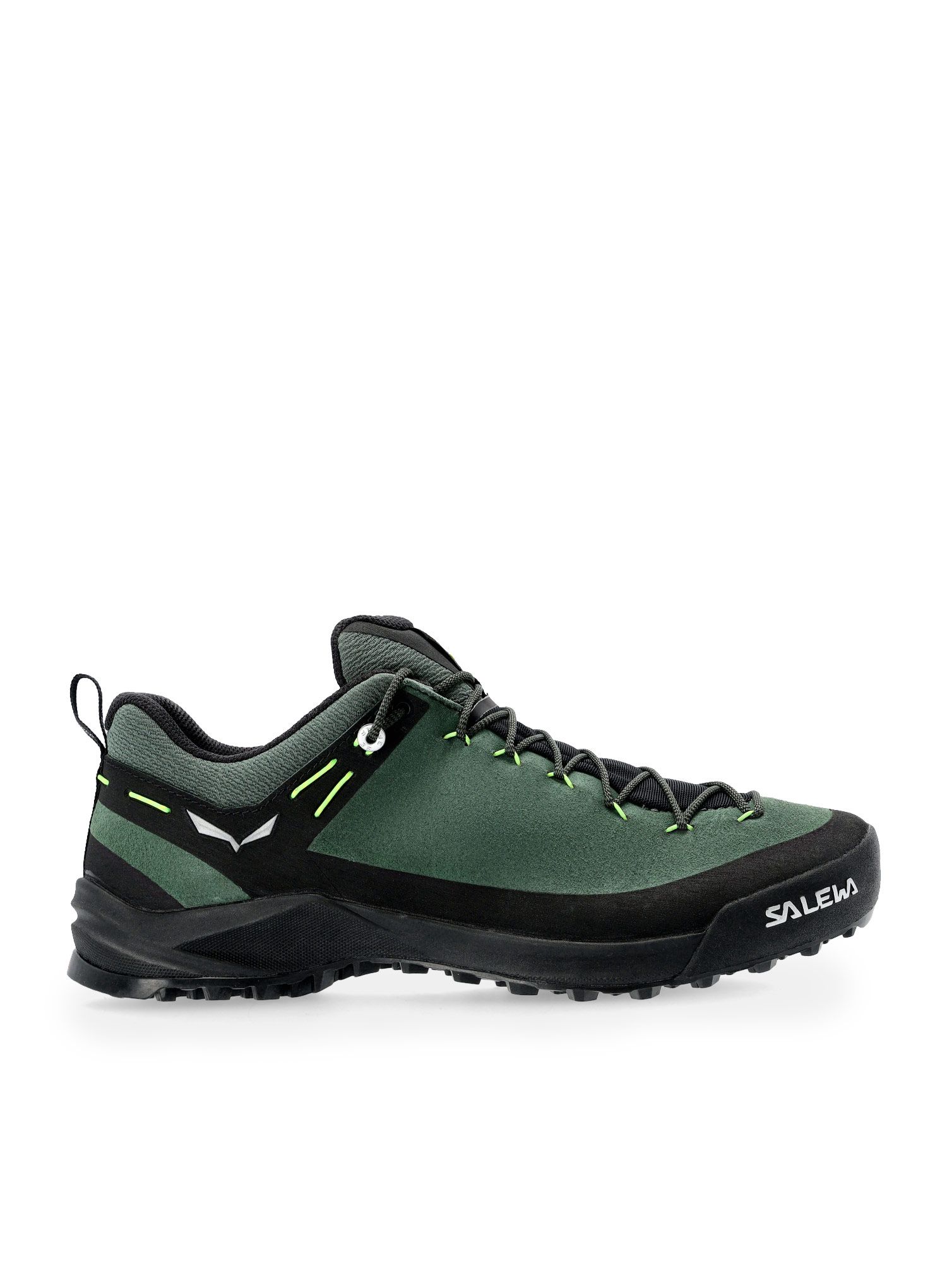 Moški pohodniški čevlji Salewa Wildfire Leather - raw green/black
