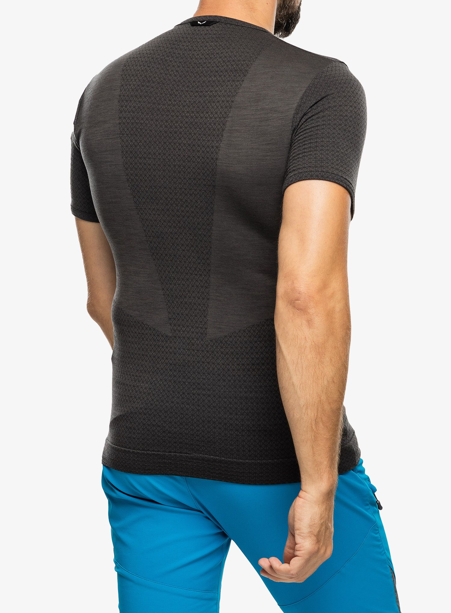 Moška majica Salewa Zebru Medium Warm Amr T-Shirt - onyx