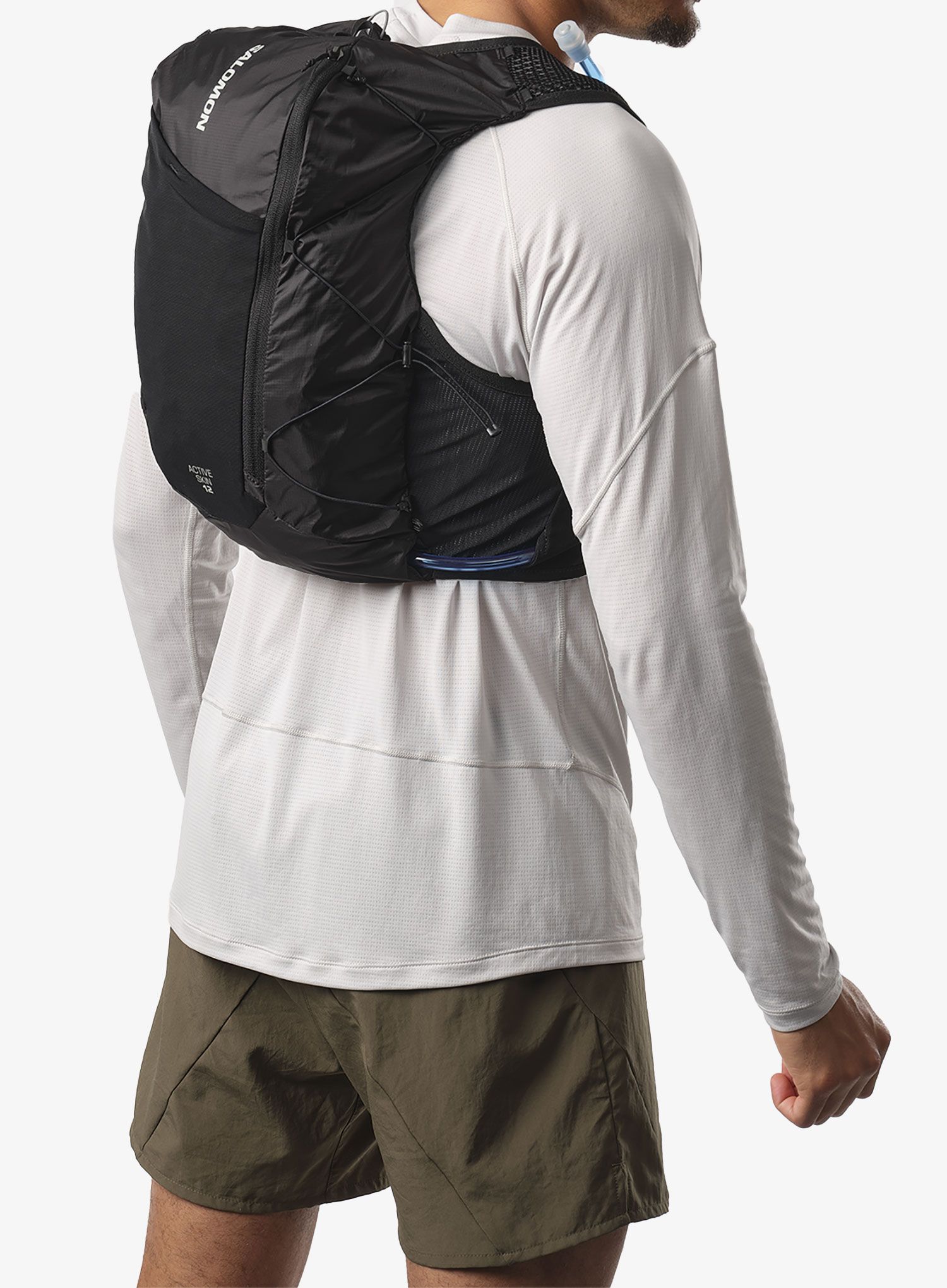 Tekaški brezrokavnik Salomon Active Skin 12 Reservoir - black
