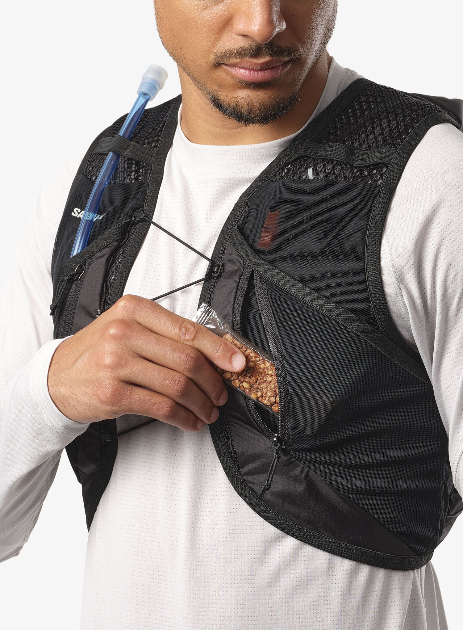 Tekaški brezrokavnik Salomon Active Skin 12 Reservoir - black