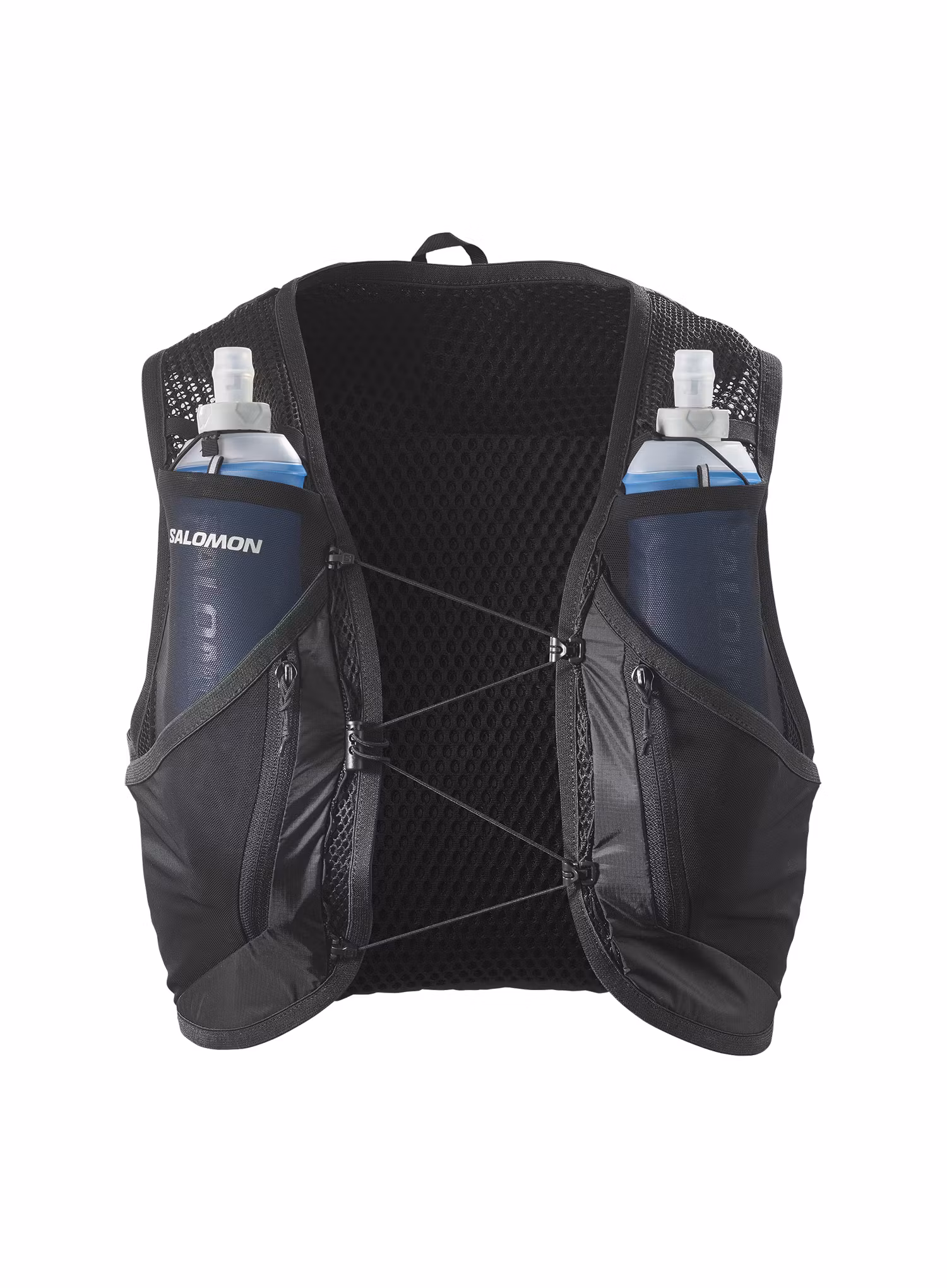 Tekaški brezrokavnik Salomon Active Skin 12 Set - black/metal