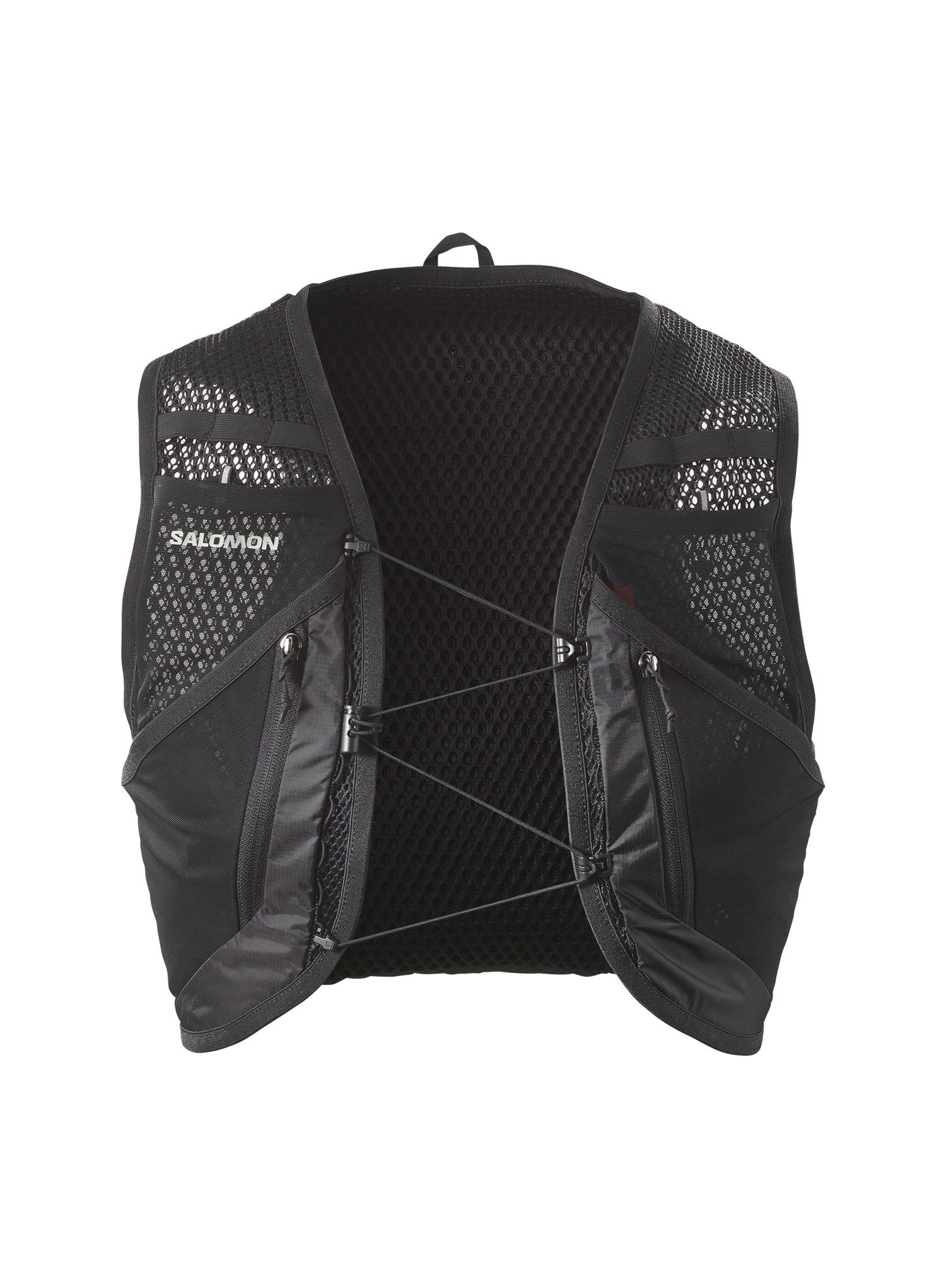 Tekaški brezrokavnik Salomon Active Skin 8 No Flasks - black/metal