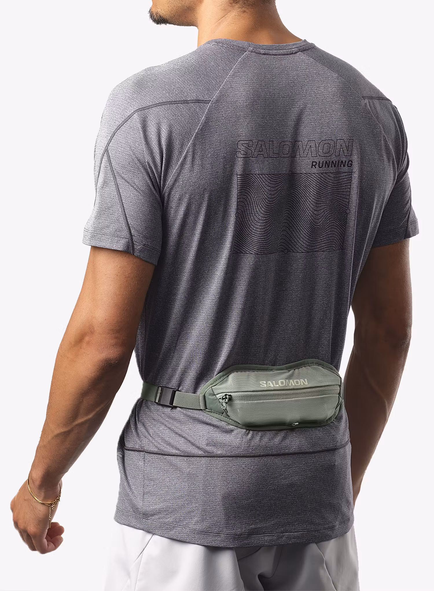 Tekaški pas Salomon Active Sling Belt - lily pad/laurel wreath