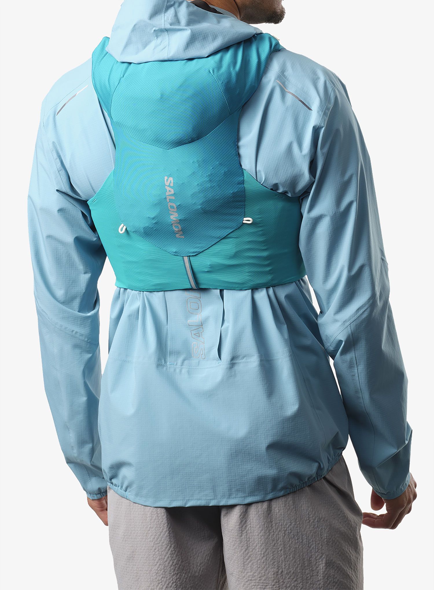 Tekaški brezrokavnik Salomon Adv Skin 5 Set - tahitian tide/peacock