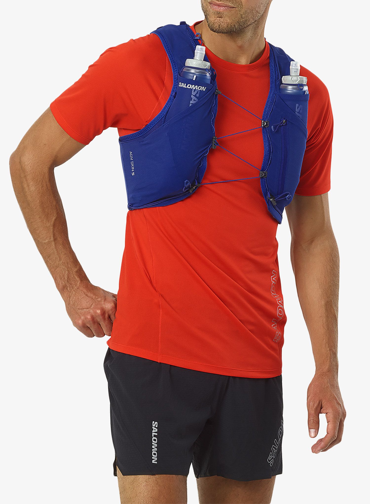 Tekaški brezrokavnik Salomon Adv Skin 5 With Flasks - surf the web
