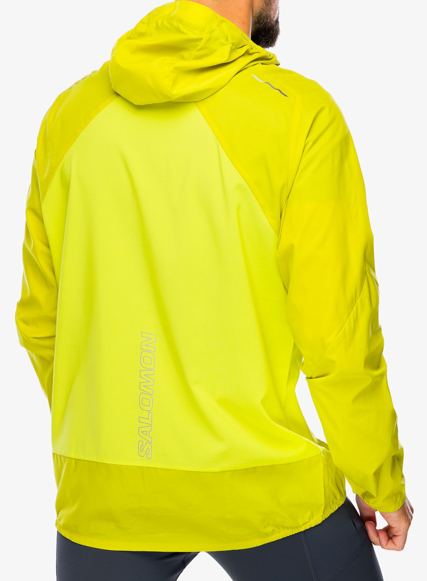 Vetrovka Salomon Bonatti Cross FZ Hoodie - citronelle/sulphur