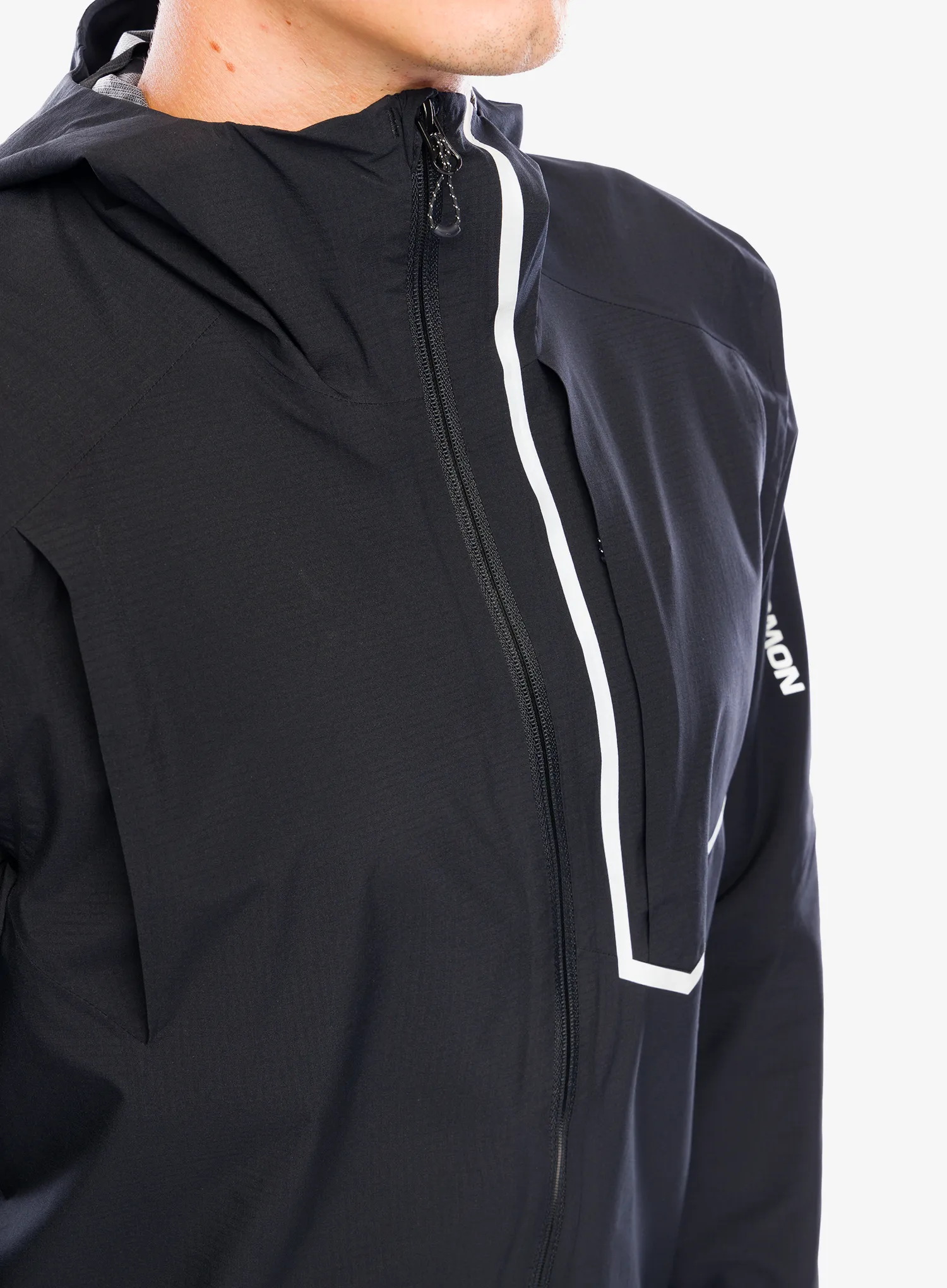Jakna za tek Salomon Bonatti Trail Jacket - deep black