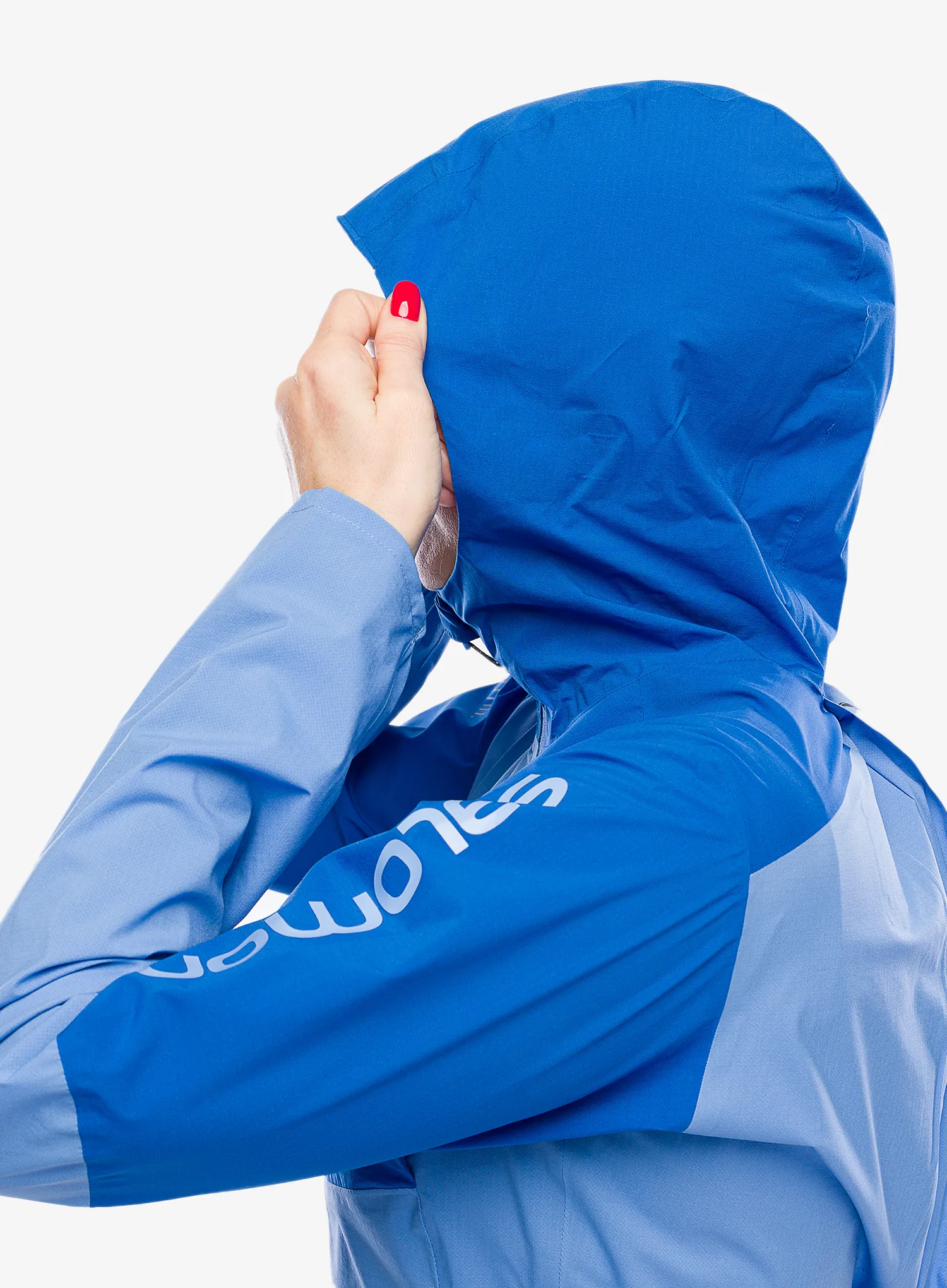 Ženska tekaška jakna Salomon Bonatti Trail Jacket - provence/nautical blue