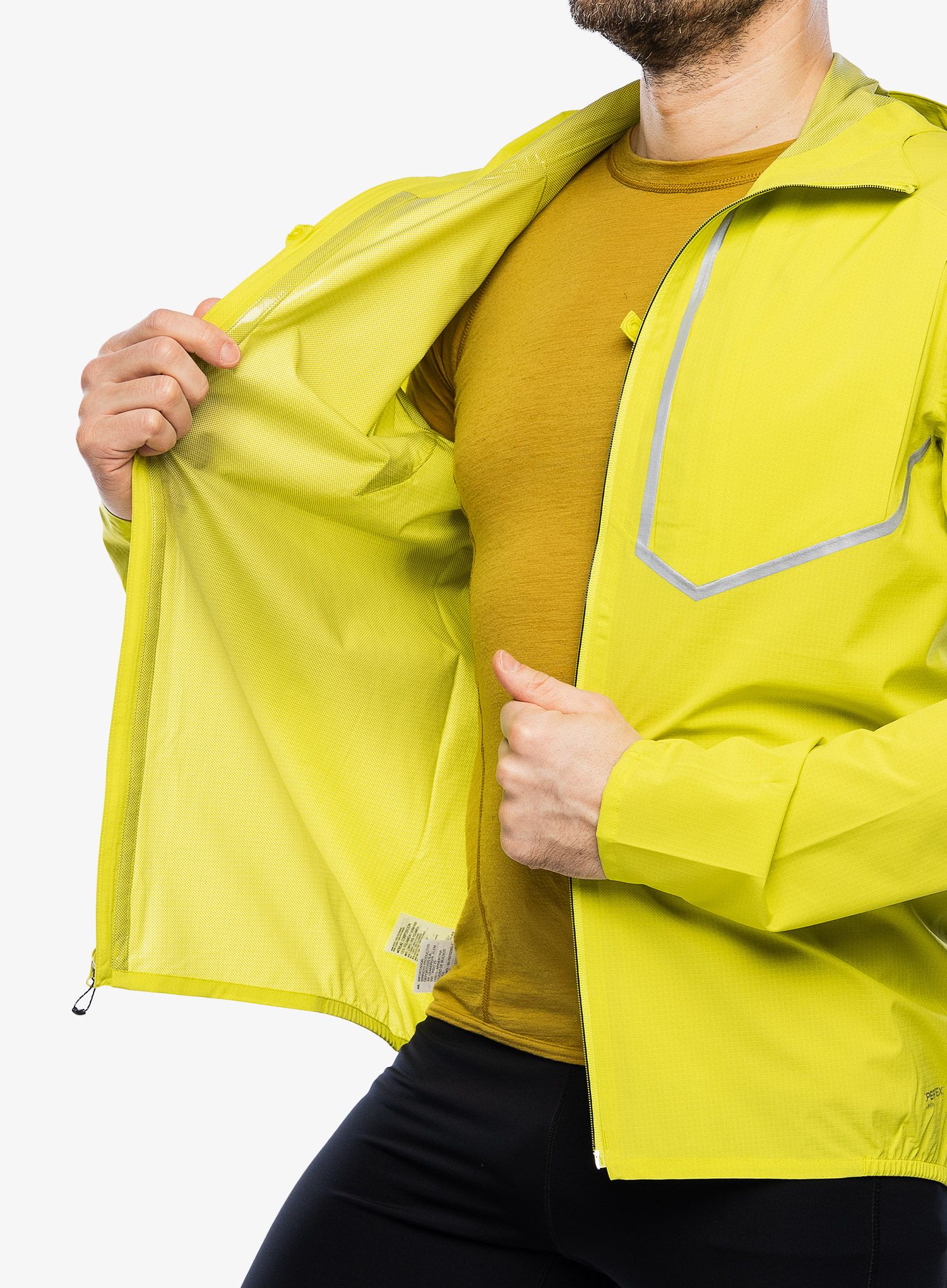 Jakna za tek Salomon Bonatti Trail Jacket - sulphur spring