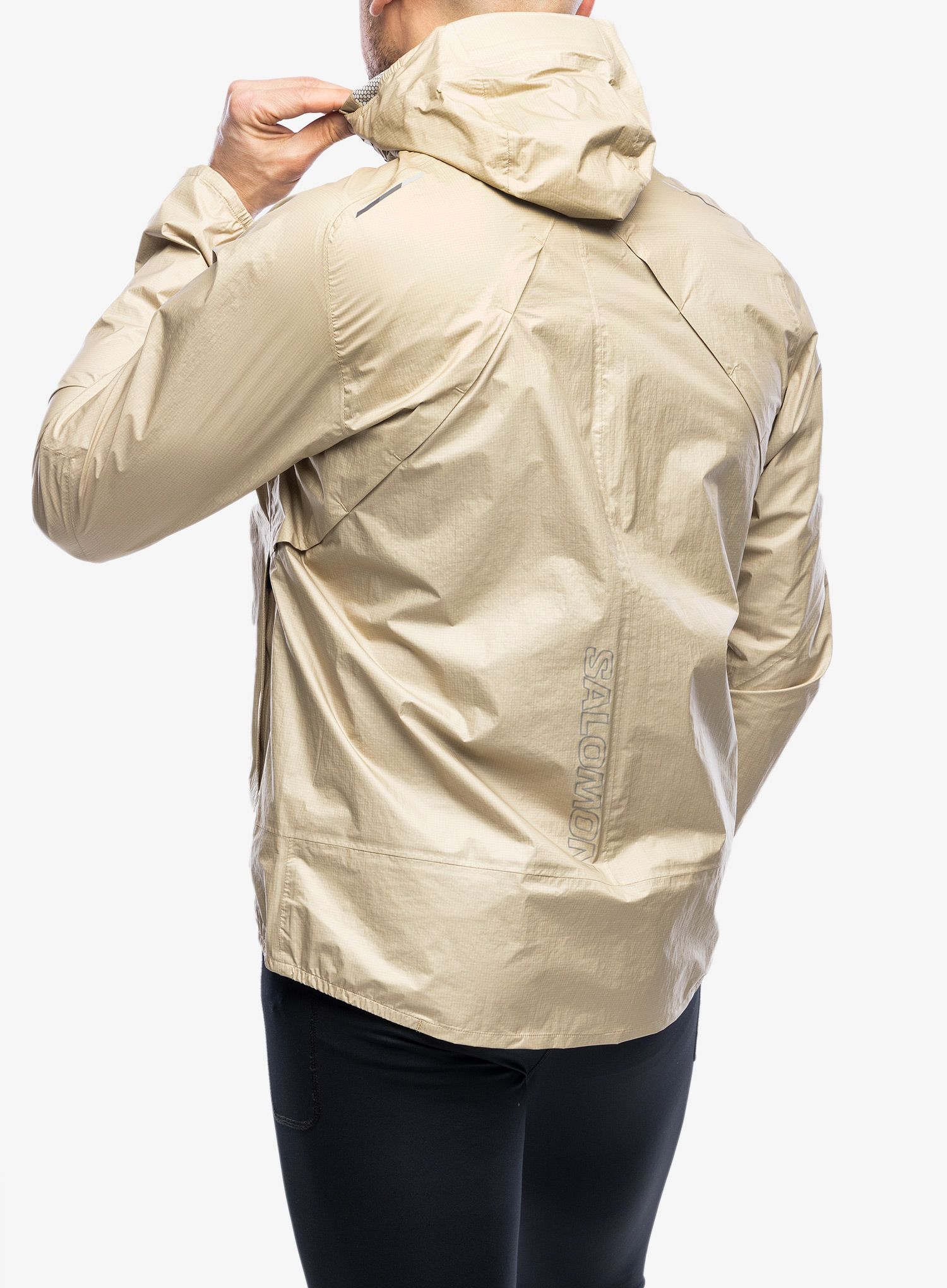 Jakna za tek Salomon Bonatti WP Jacket - white pepper