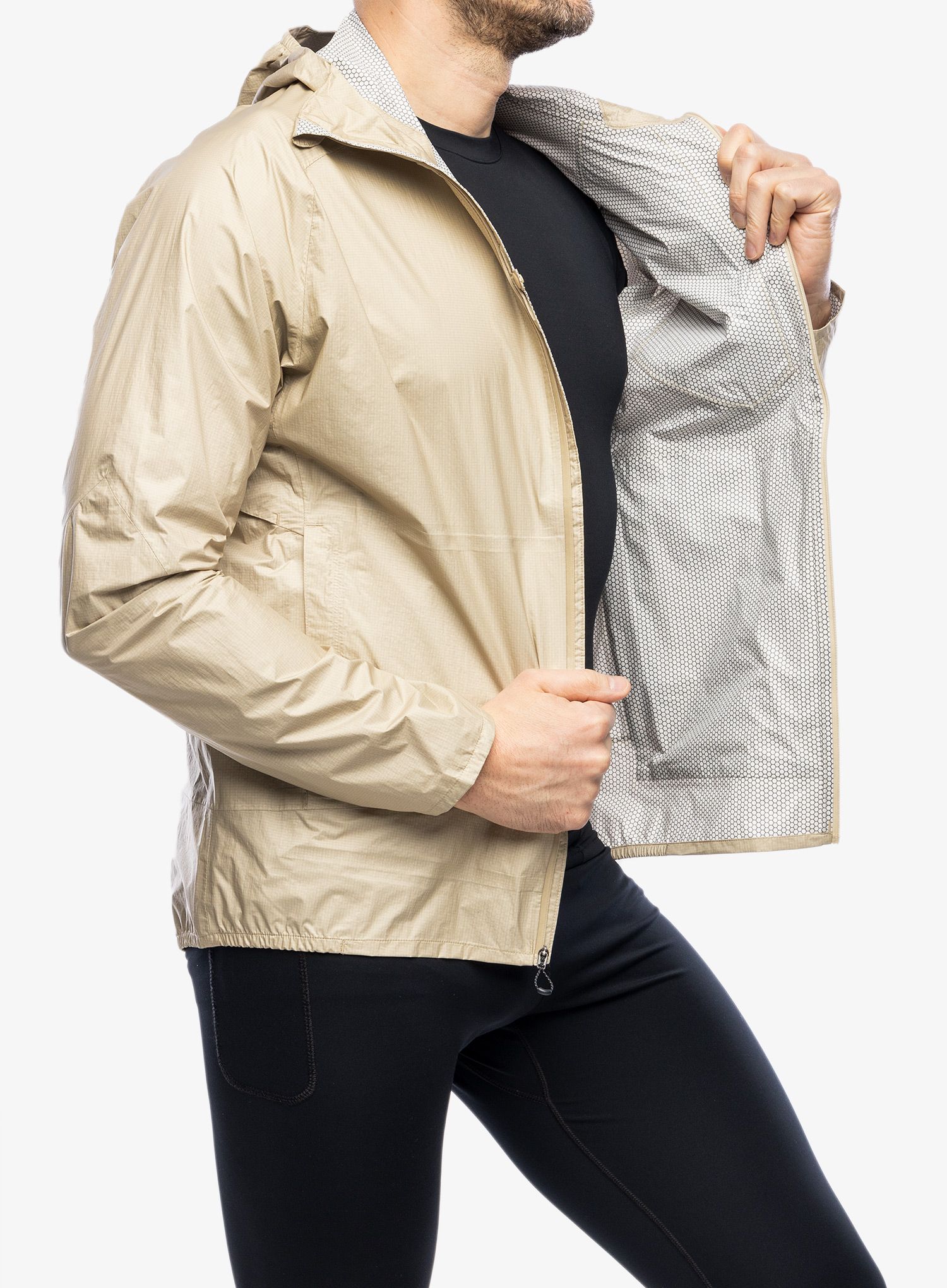 Jakna za tek Salomon Bonatti WP Jacket - white pepper