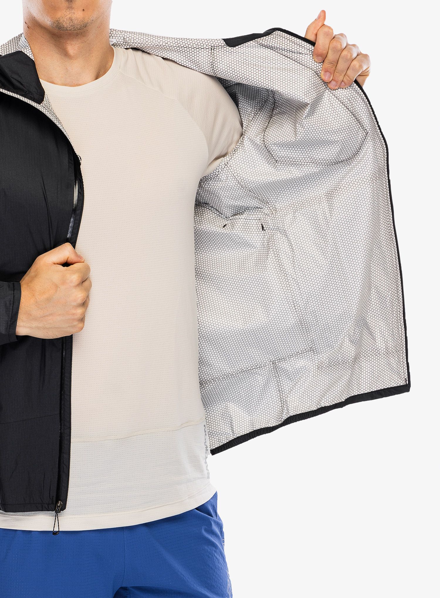 Jakna za tek Salomon Bonatti WP Jacket - deep black