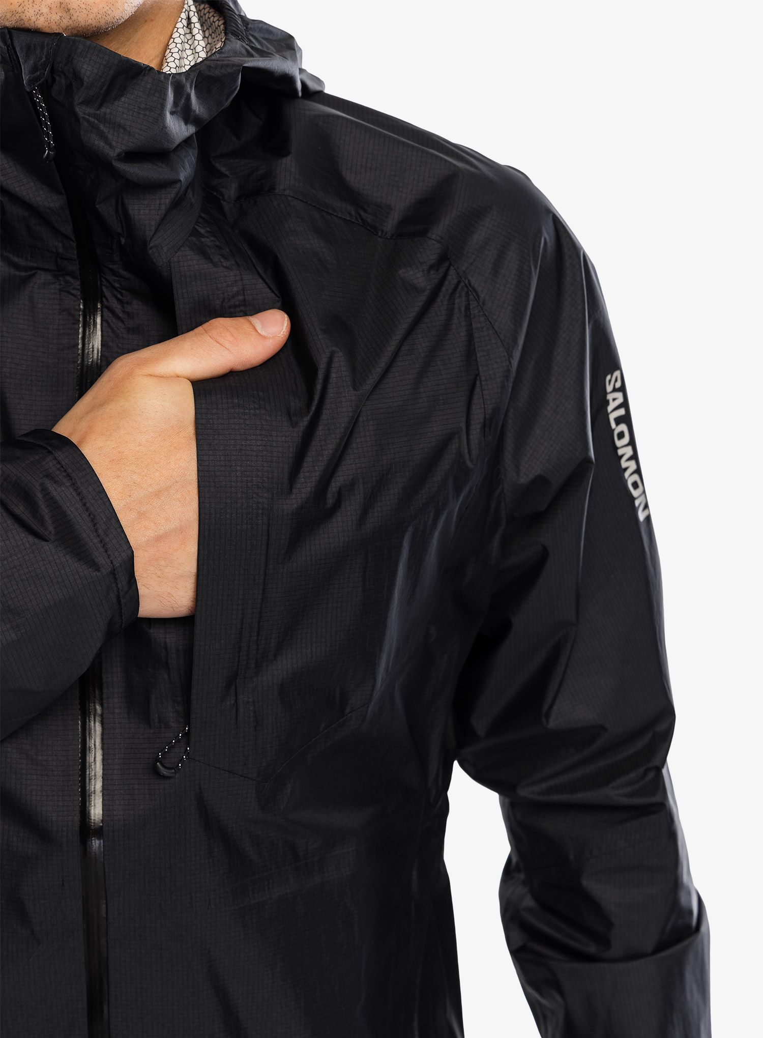 Jakna za tek Salomon Bonatti WP Jacket - deep black