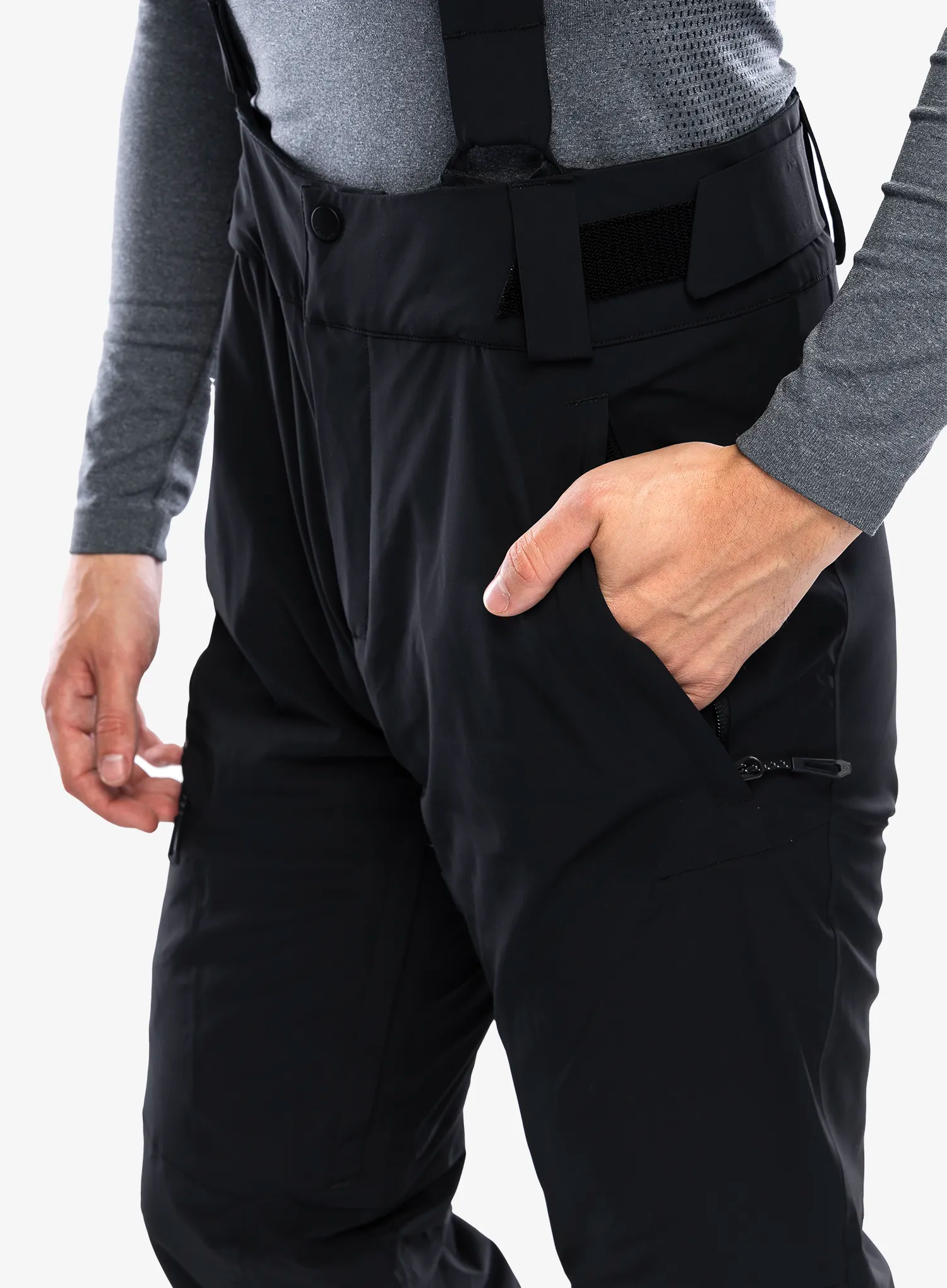 Moške smučarske hlače Salomon Brilliant Pant - deep black