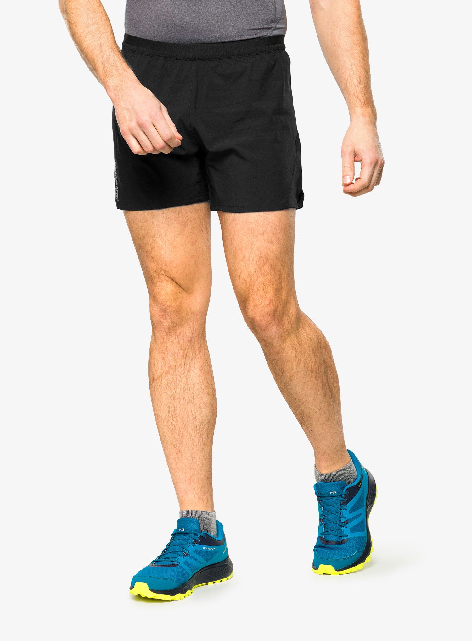 Tekaške kratke hlače Salomon Cross 5 Shorts - deep black
