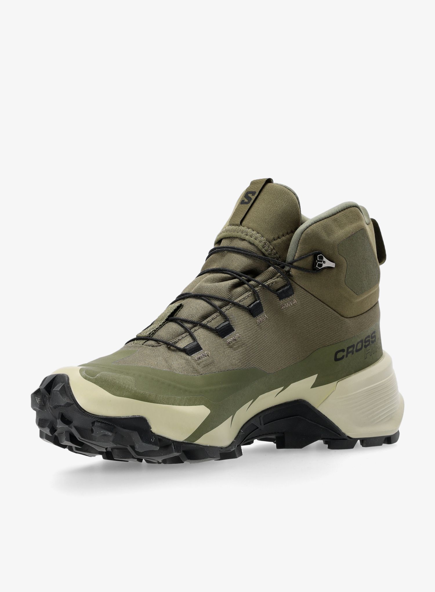 Pohodniški čevlji Salomon Cross Hike Mid GTX 2 - olive/moss