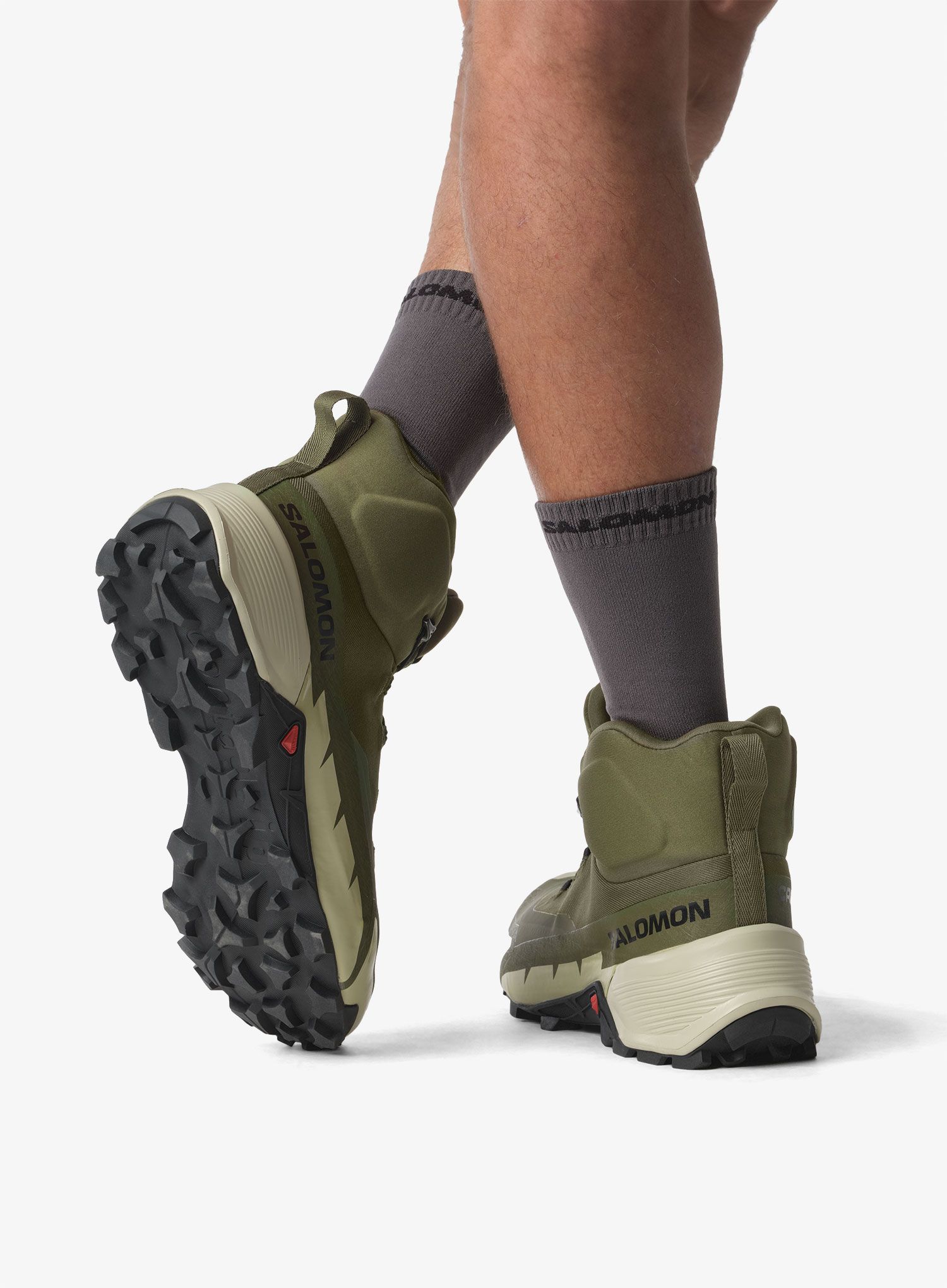 Pohodniški čevlji Salomon Cross Hike Mid GTX 2 - olive/moss