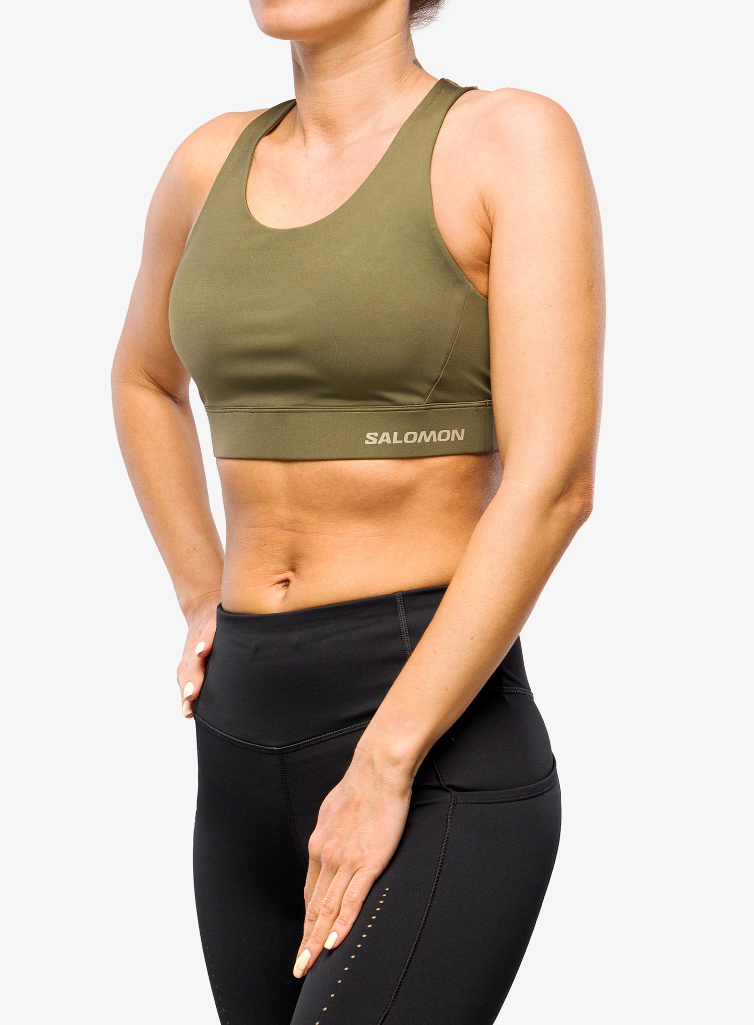 Športni nedrček Salomon Cross Run Bra - grape leaf