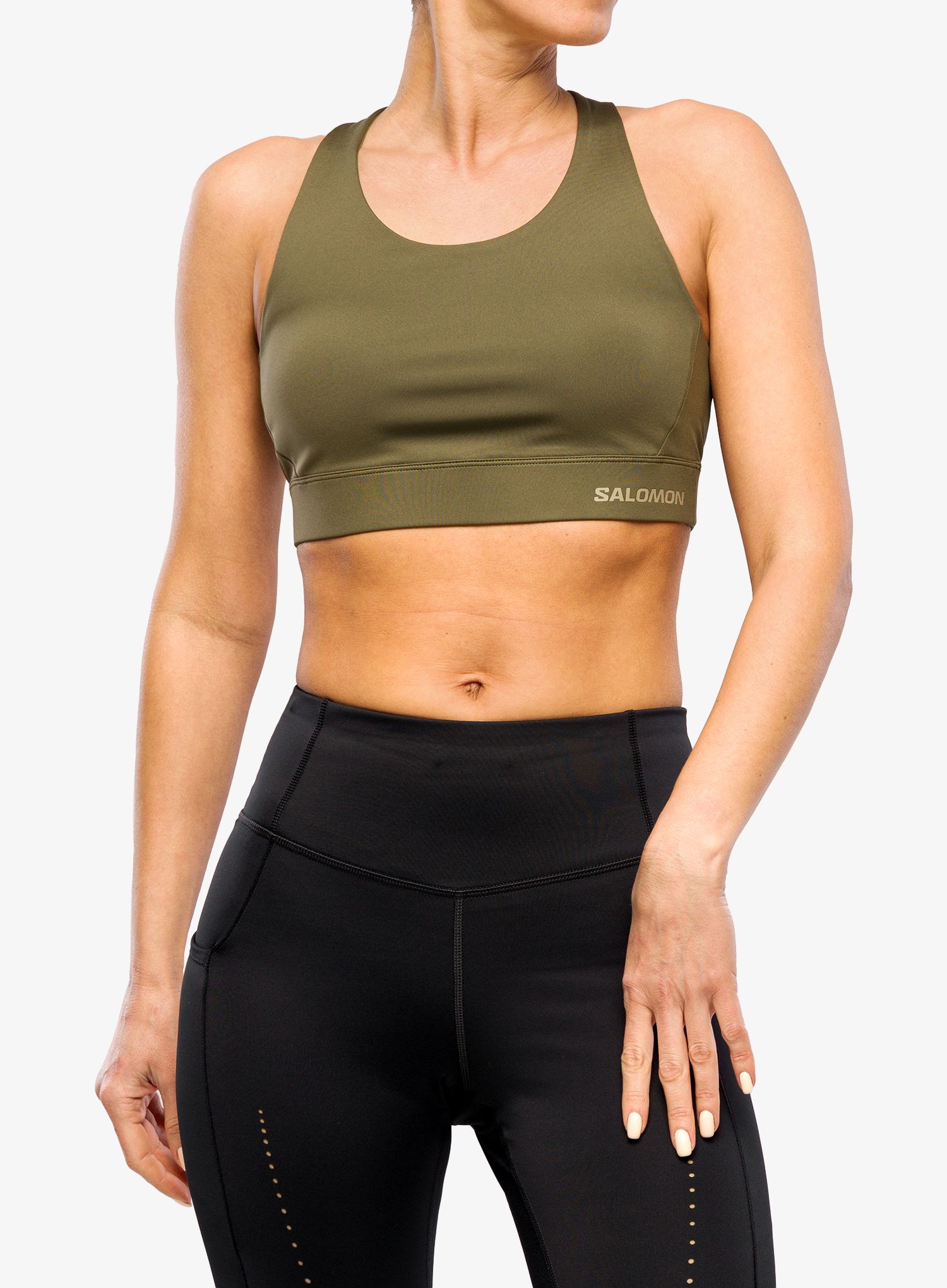 Športni nedrček Salomon Cross Run Bra - grape leaf