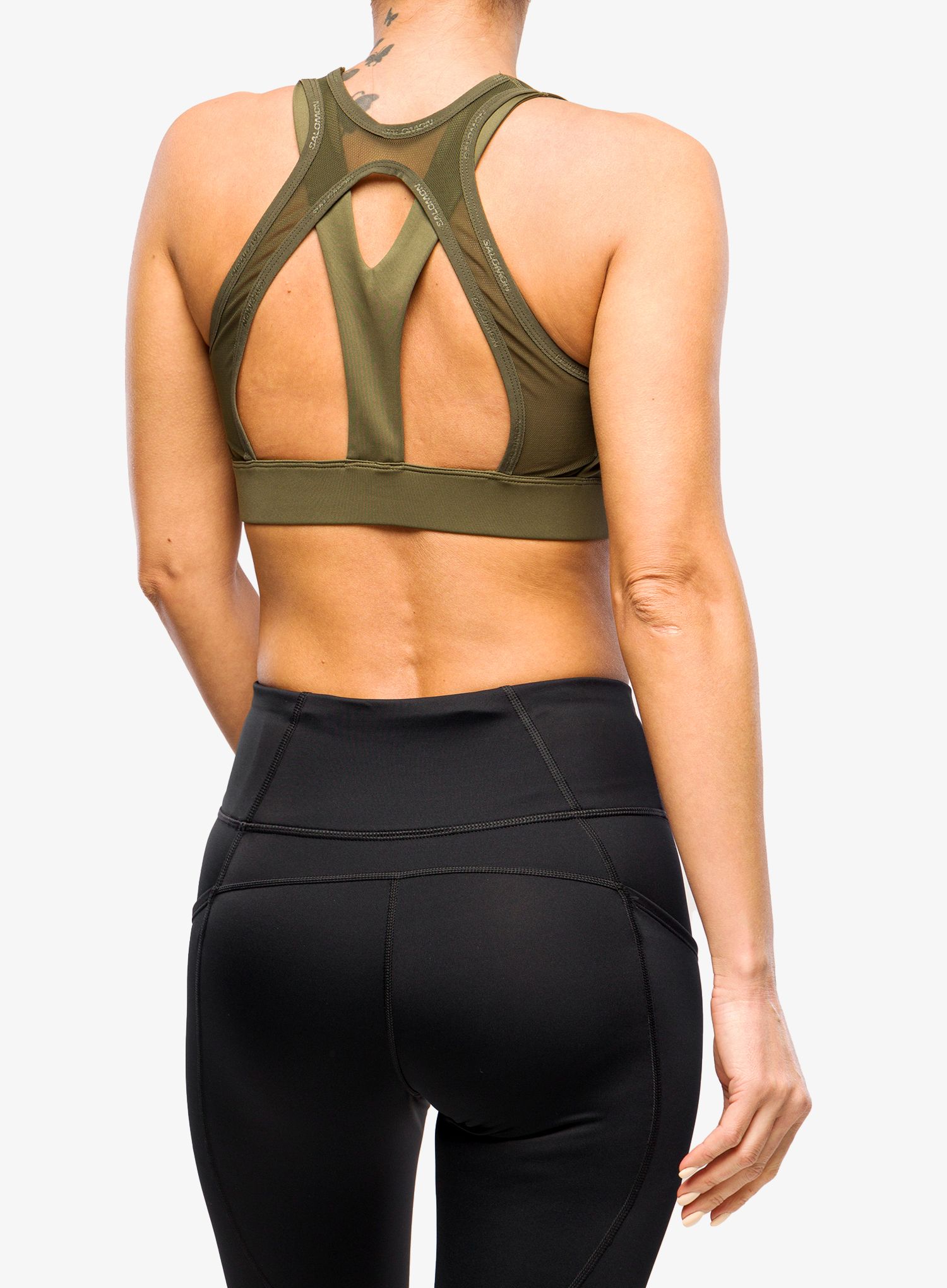 Športni nedrček Salomon Cross Run Bra - grape leaf